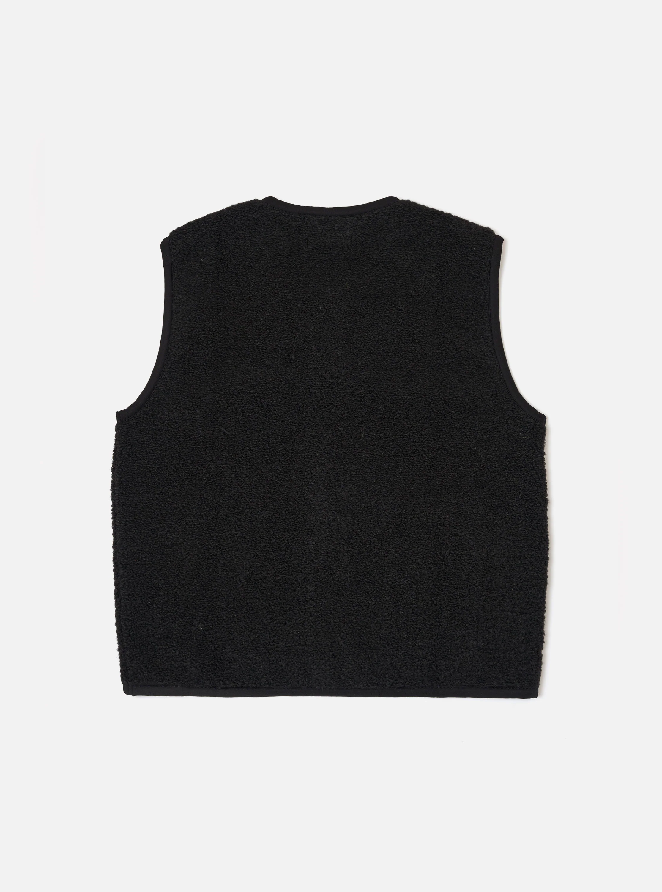 Black Alvar Fleece Lancaster Gilet - Image 5