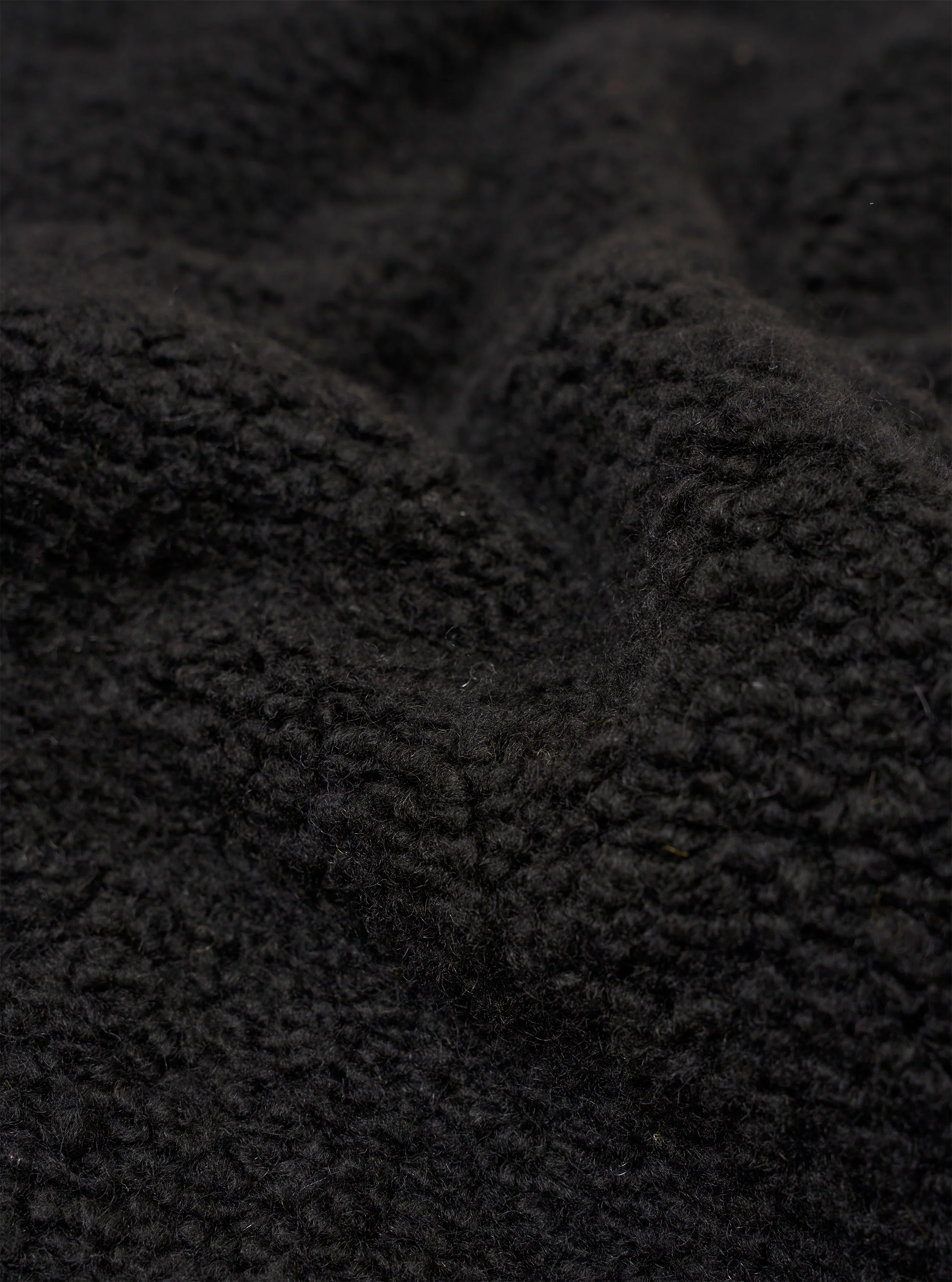 Black Alvar Fleece Lancaster Jacket - Image 4