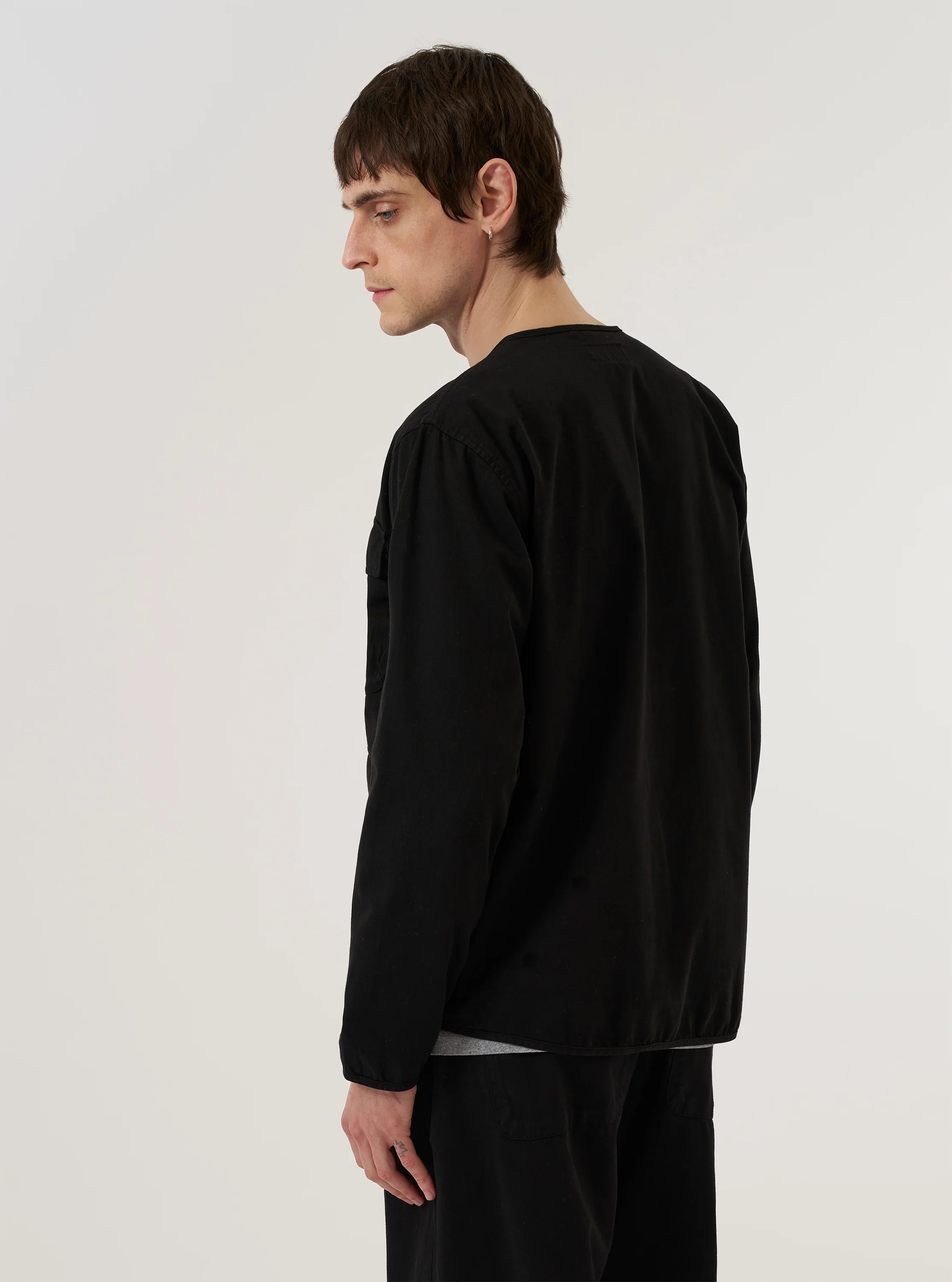 Black Kelly Cotton Glider Jacket - Image 3