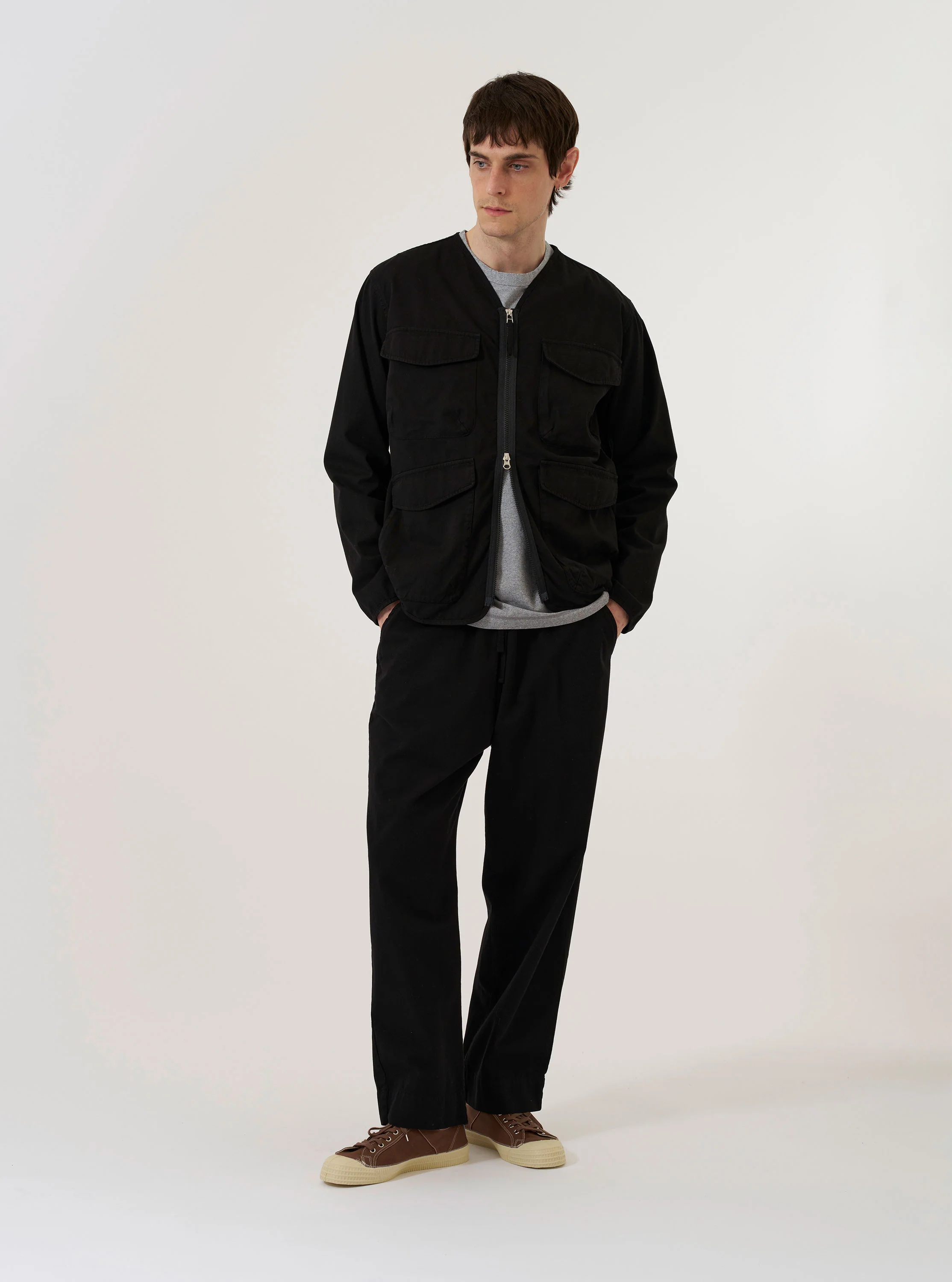 Black Kelly Cotton Glider Jacket - Image 8