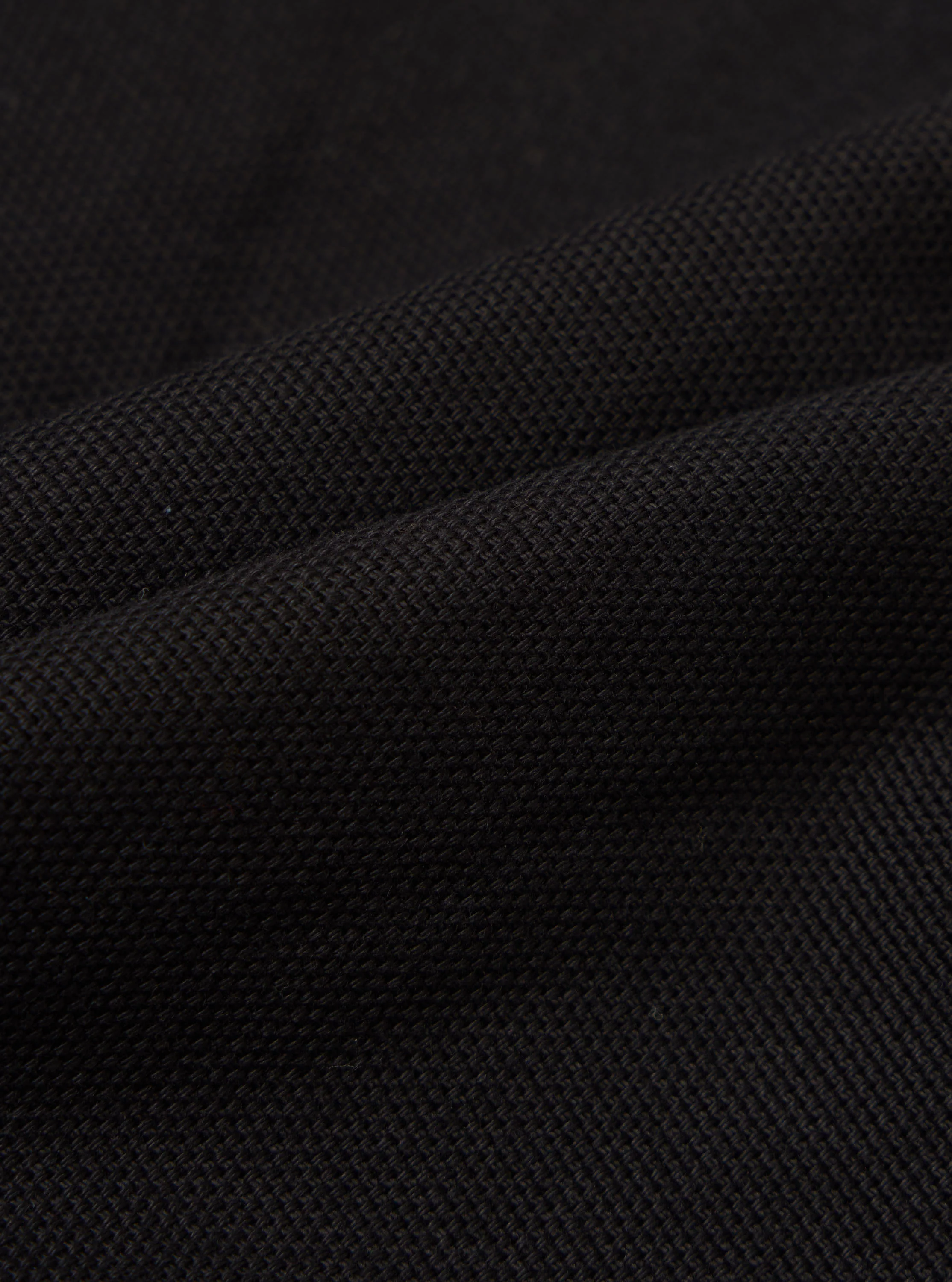 Black Organic Canvas E130 Jacket - Image 4