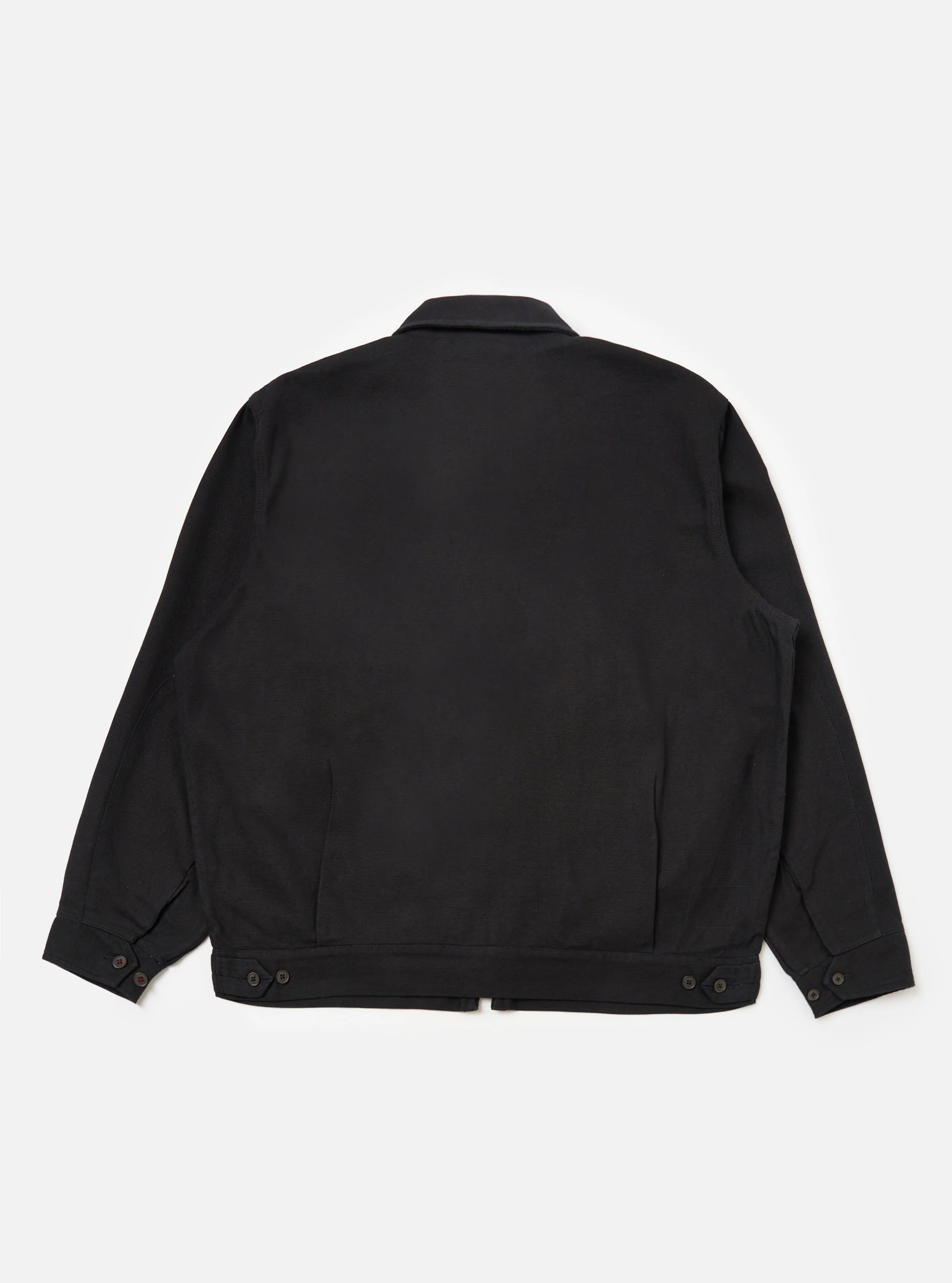 Black Organic Canvas E130 Jacket - Image 5