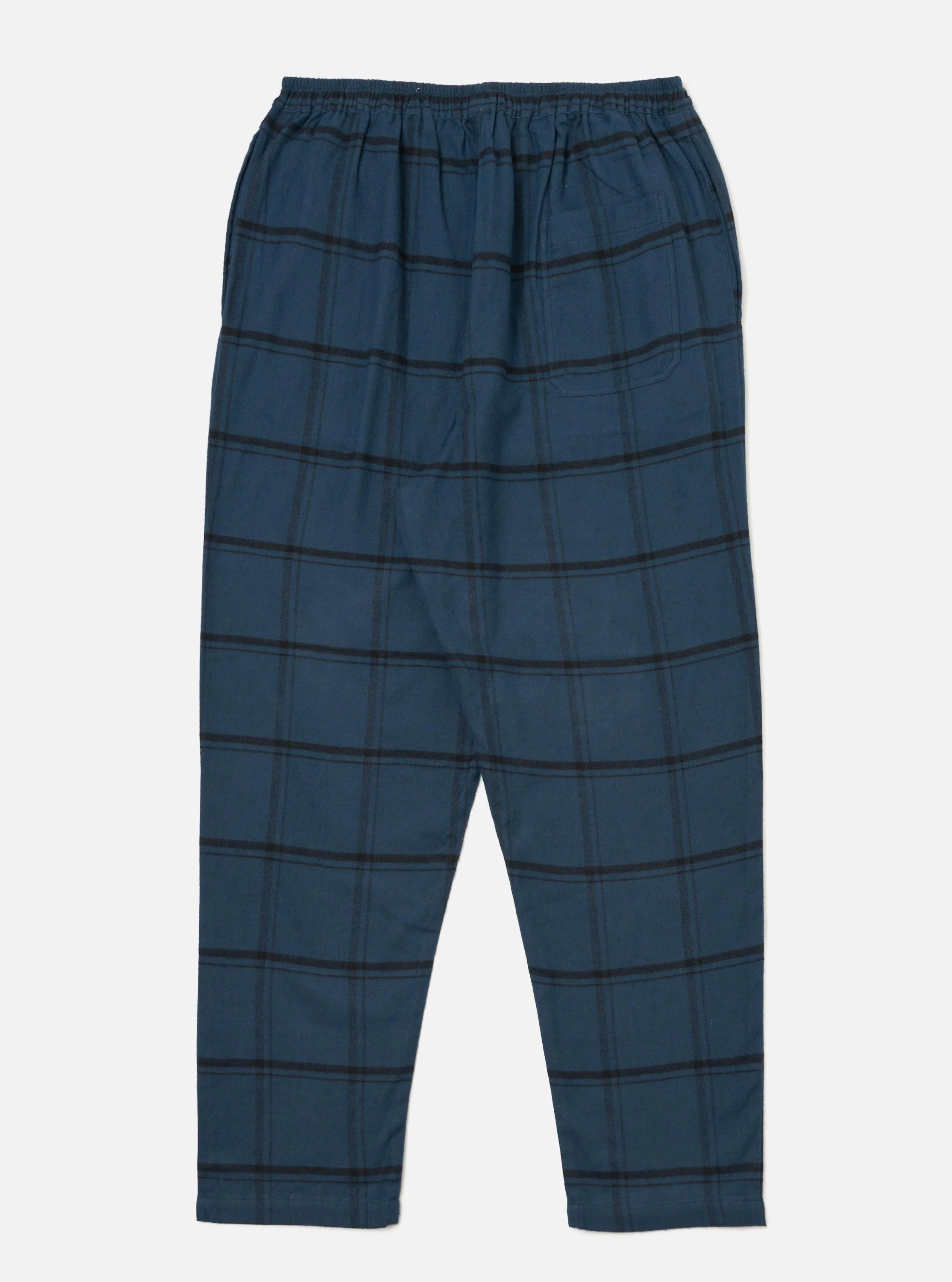Blue Brushed Check Pyjama Pant - Image 3