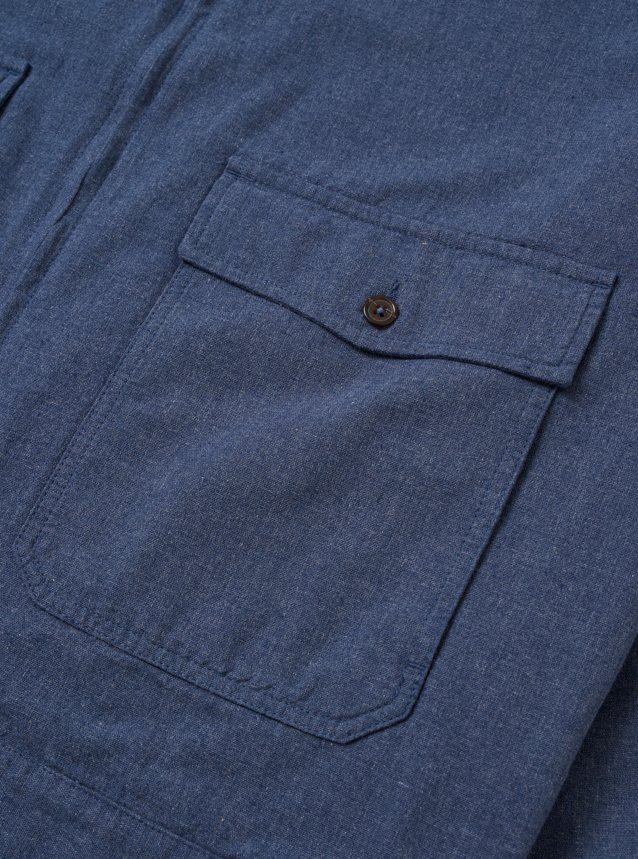Blue Sintra Recycled Cotton E130 Jacket - Image 6