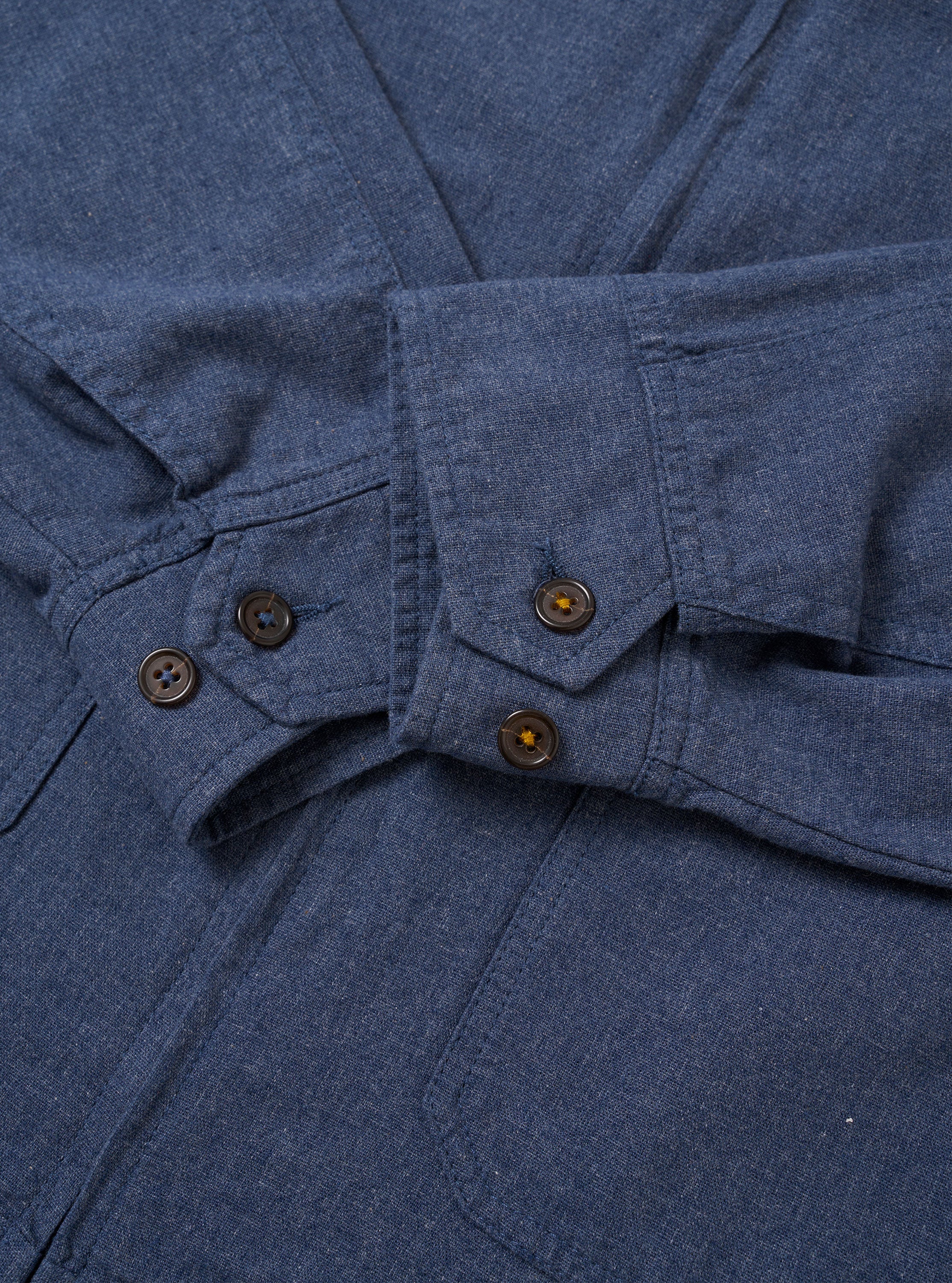 Blue Sintra Recycled Cotton E130 Jacket - Image 9