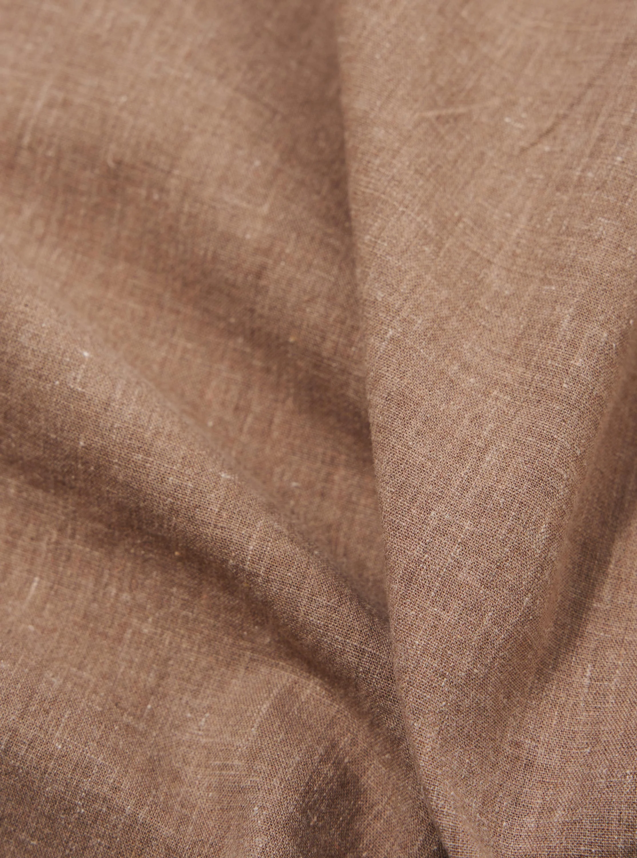 Brown Sido Linen Mix Road Shirt - Image 4