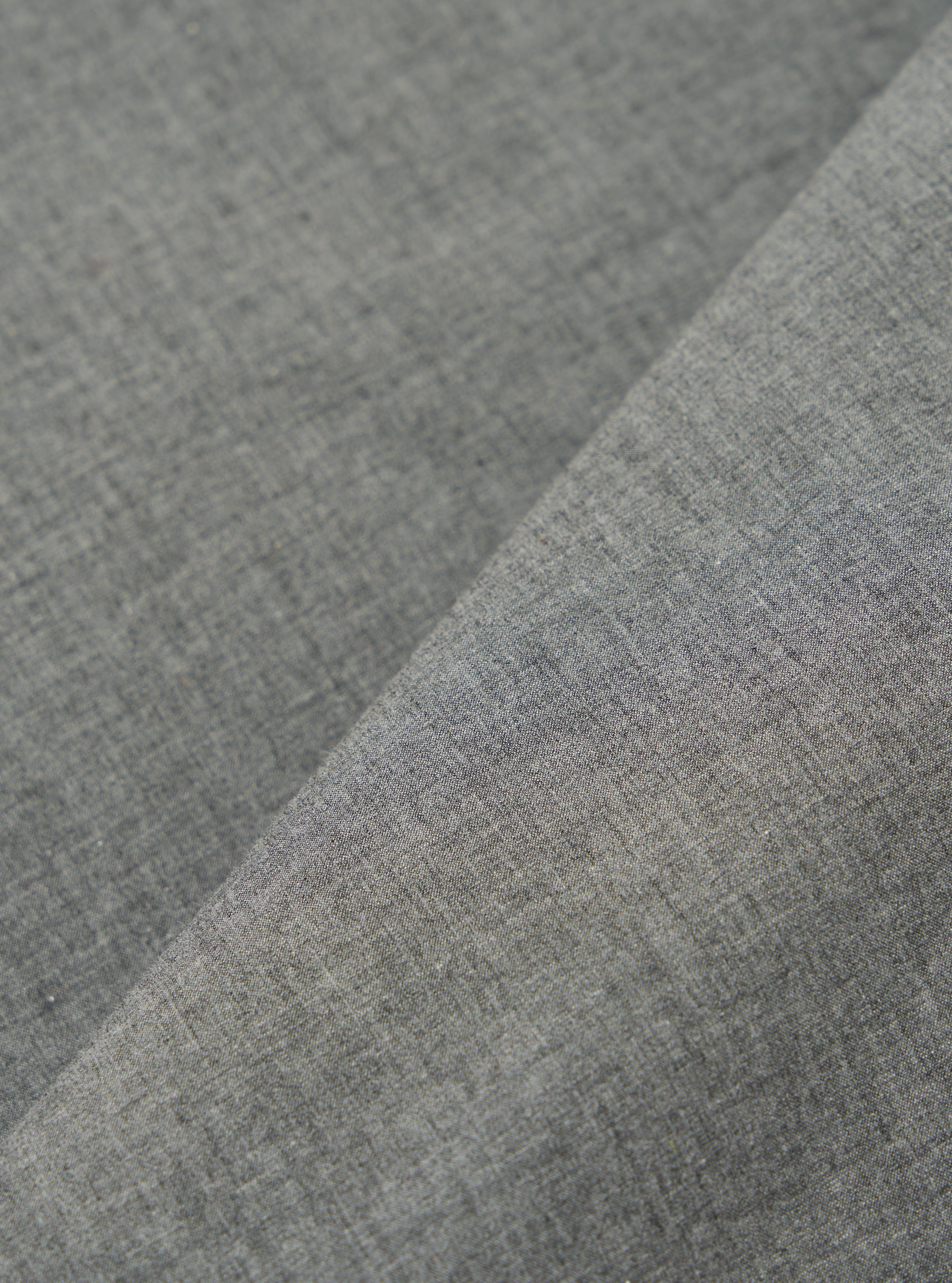 Charcoal Organic Chambray Parachute Liner Gilet - Image 4