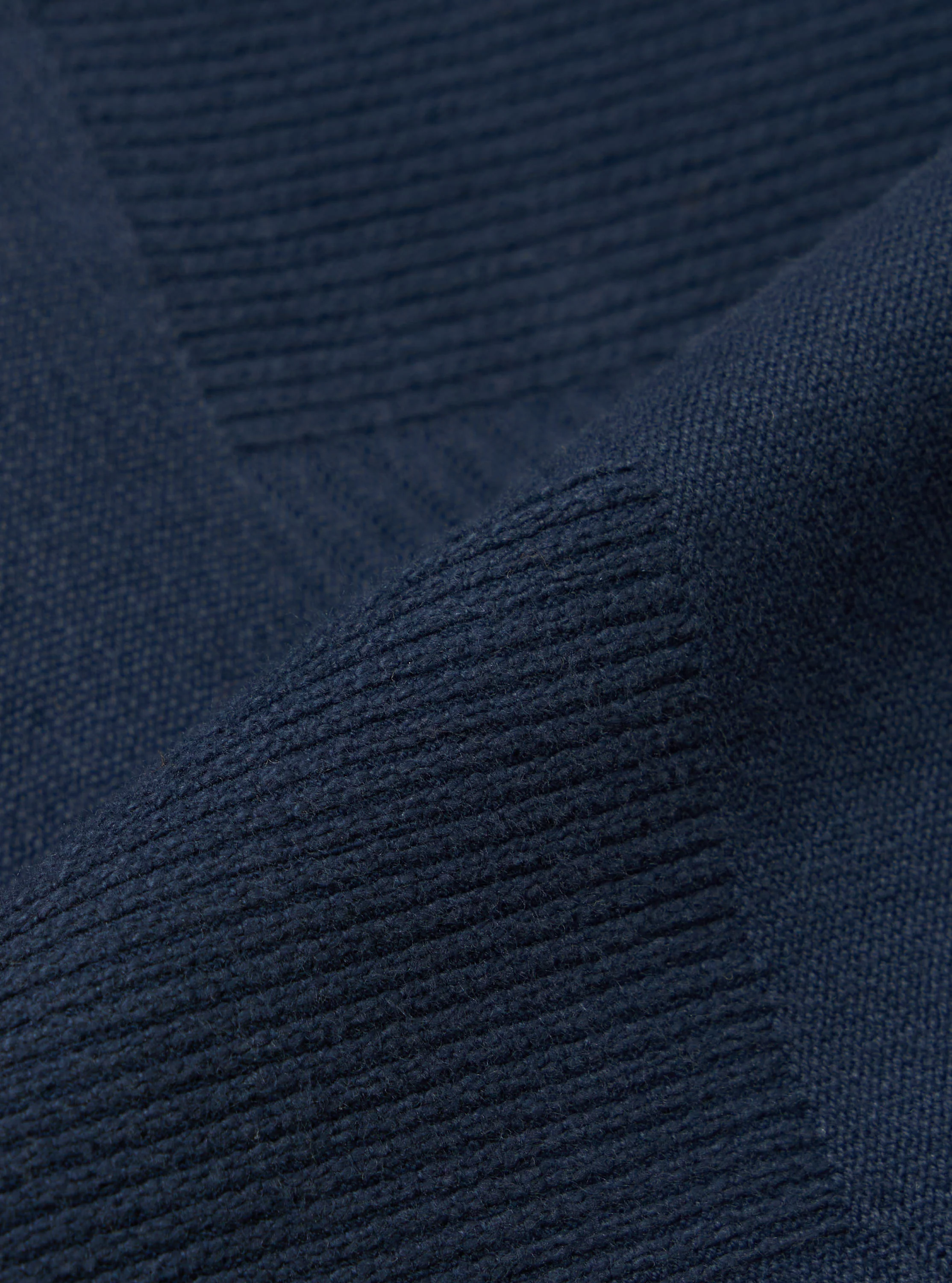 Dark Navy Patchwork Weave Cotton Labour Jacket - Image 4