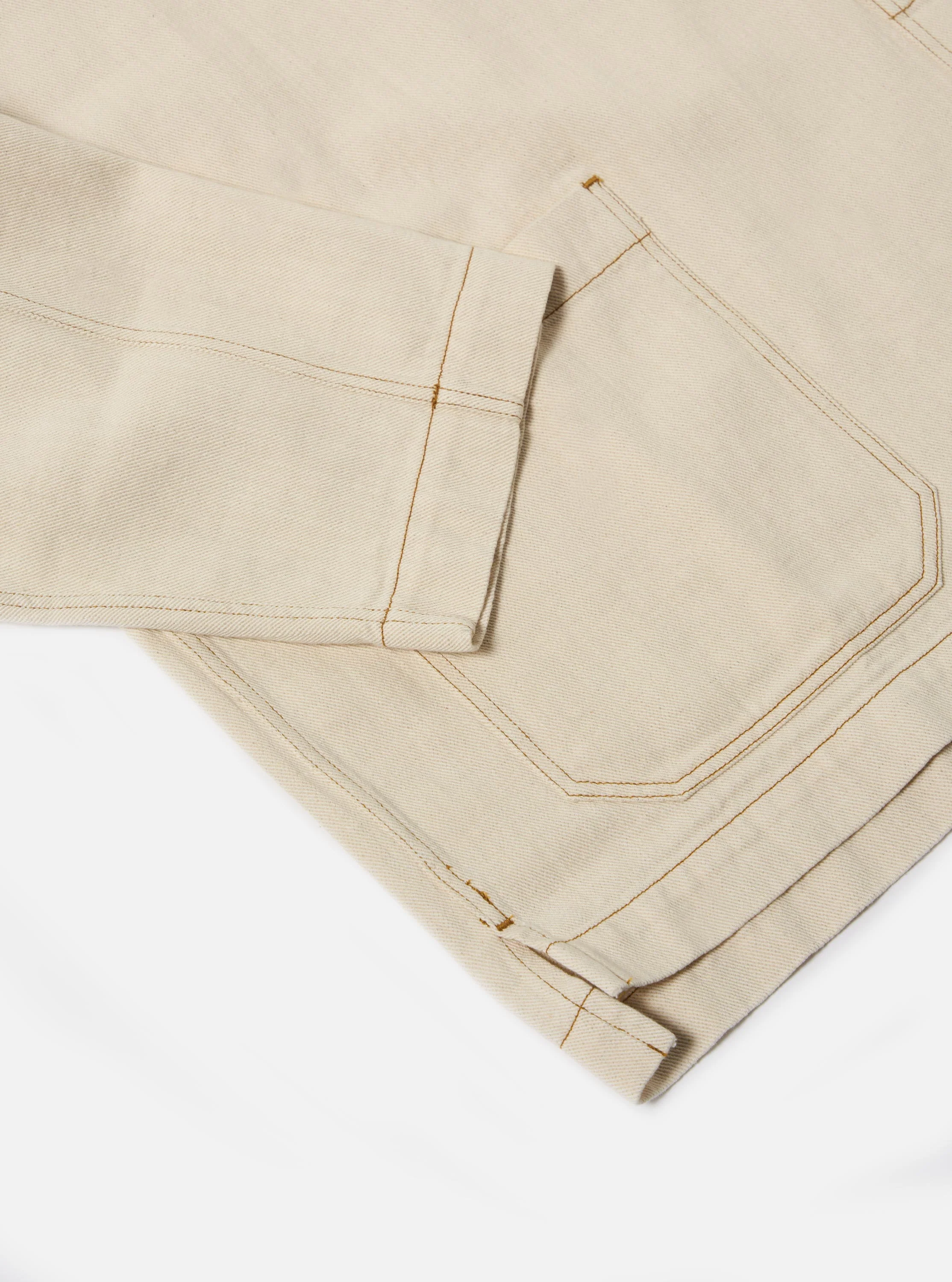 Ecru Koko Cotlin Smock Overshirt - Image 7