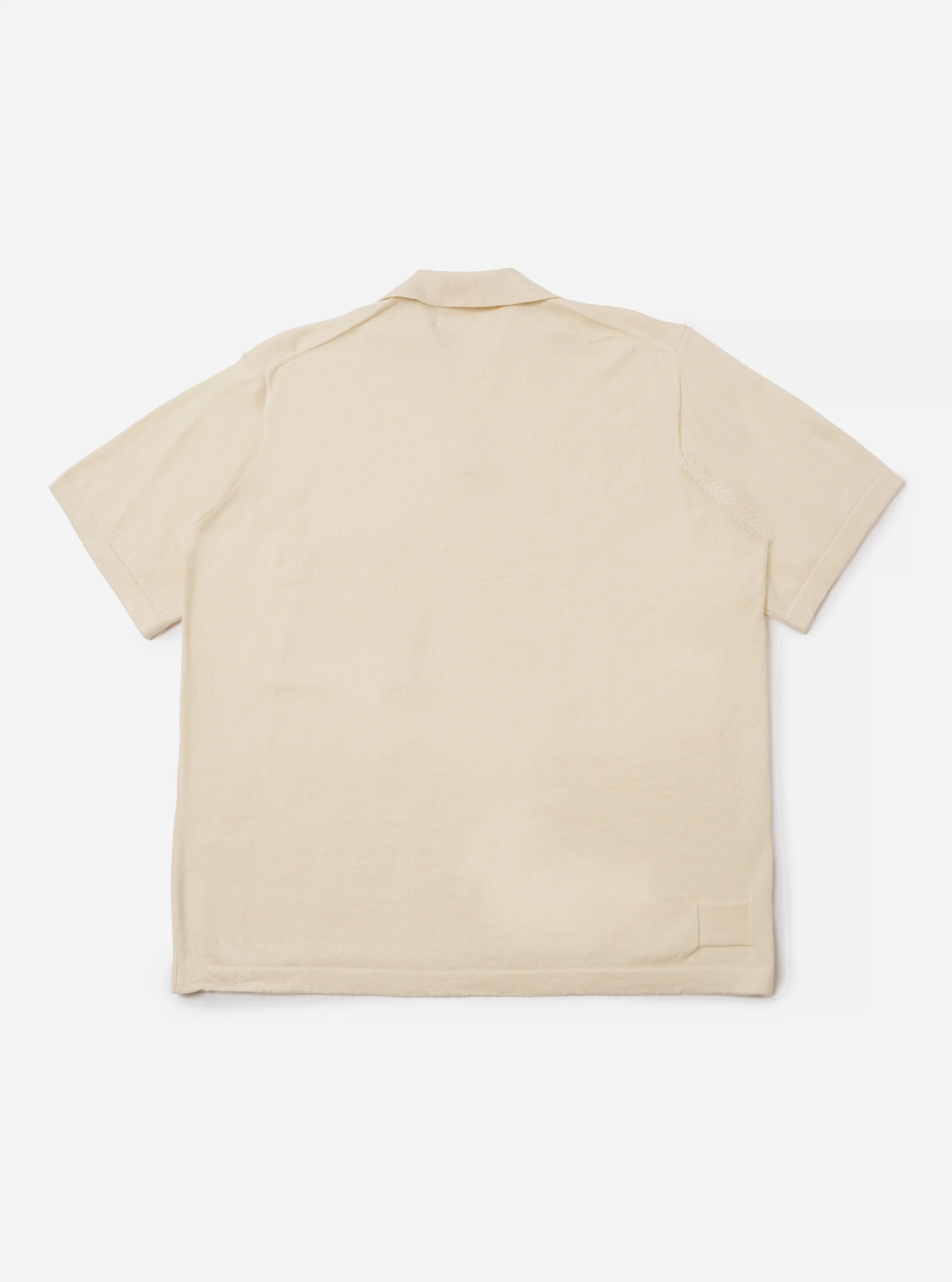 Ecru Woolcot Bio S/S Pullover Knit Shirt II - Image 5