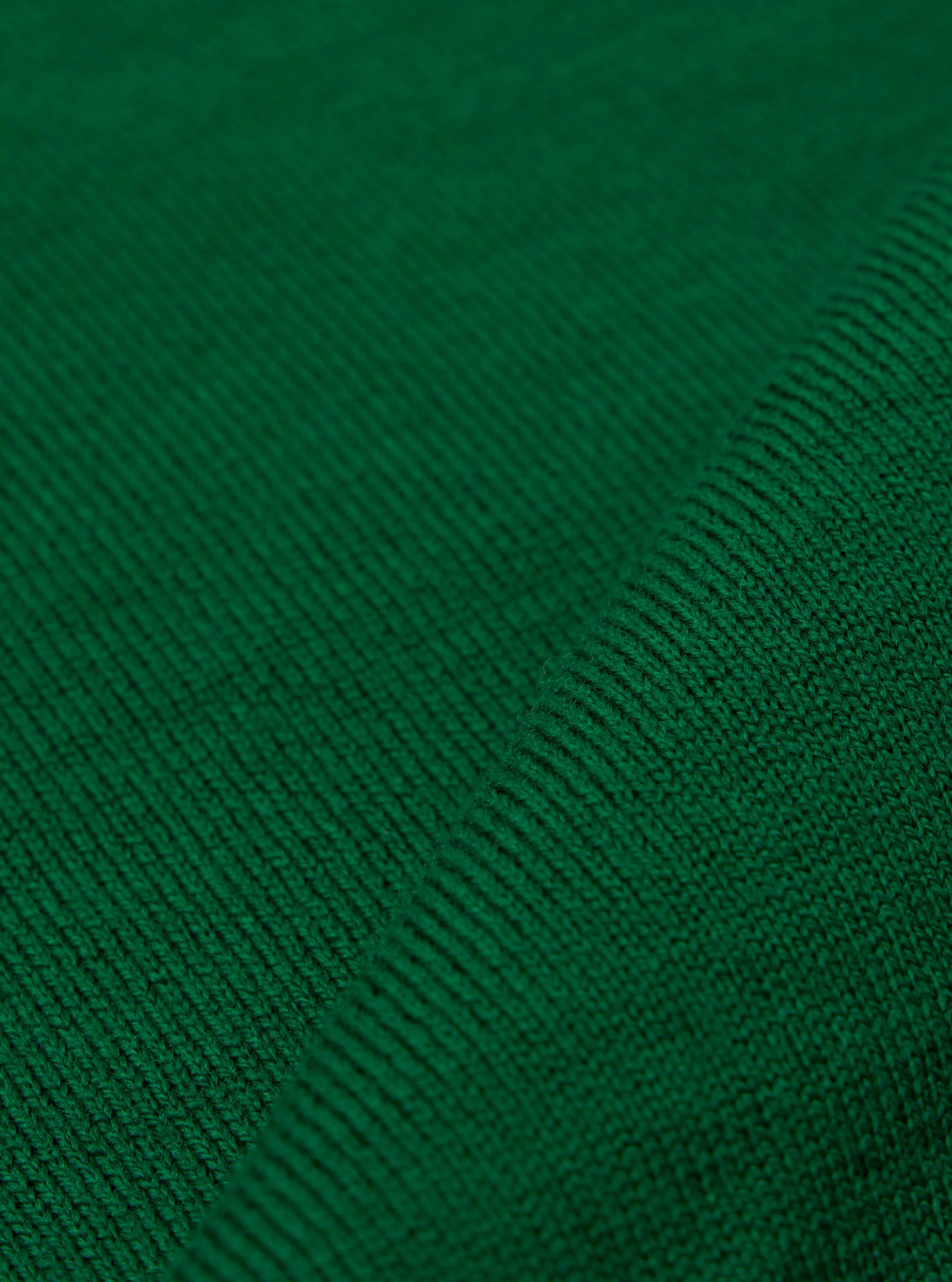 Green Merino Fine Knit Knit Tee - Image 4