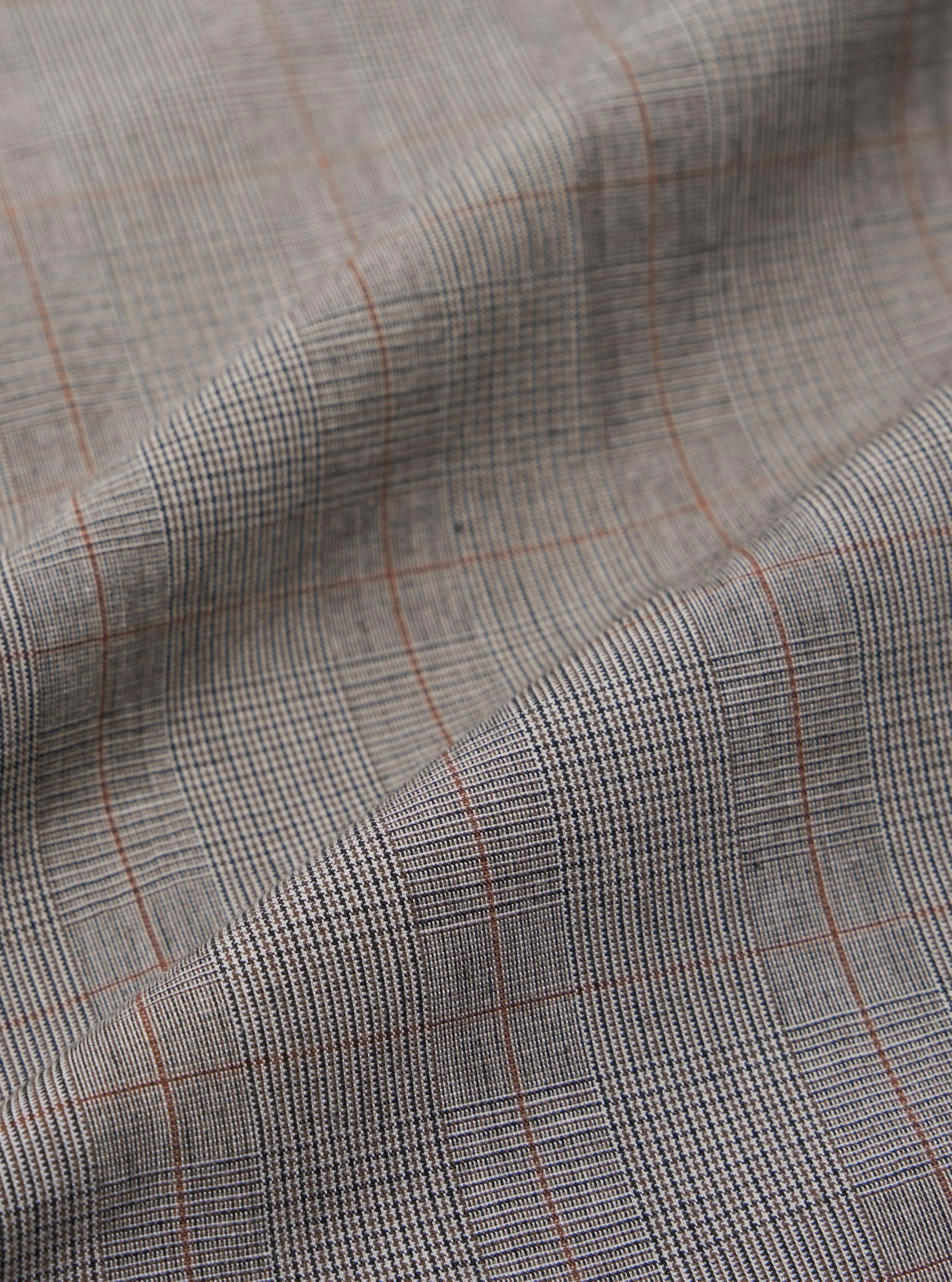 Grey Brown Wales Glen Check NS Bomber Jacket - Image 4