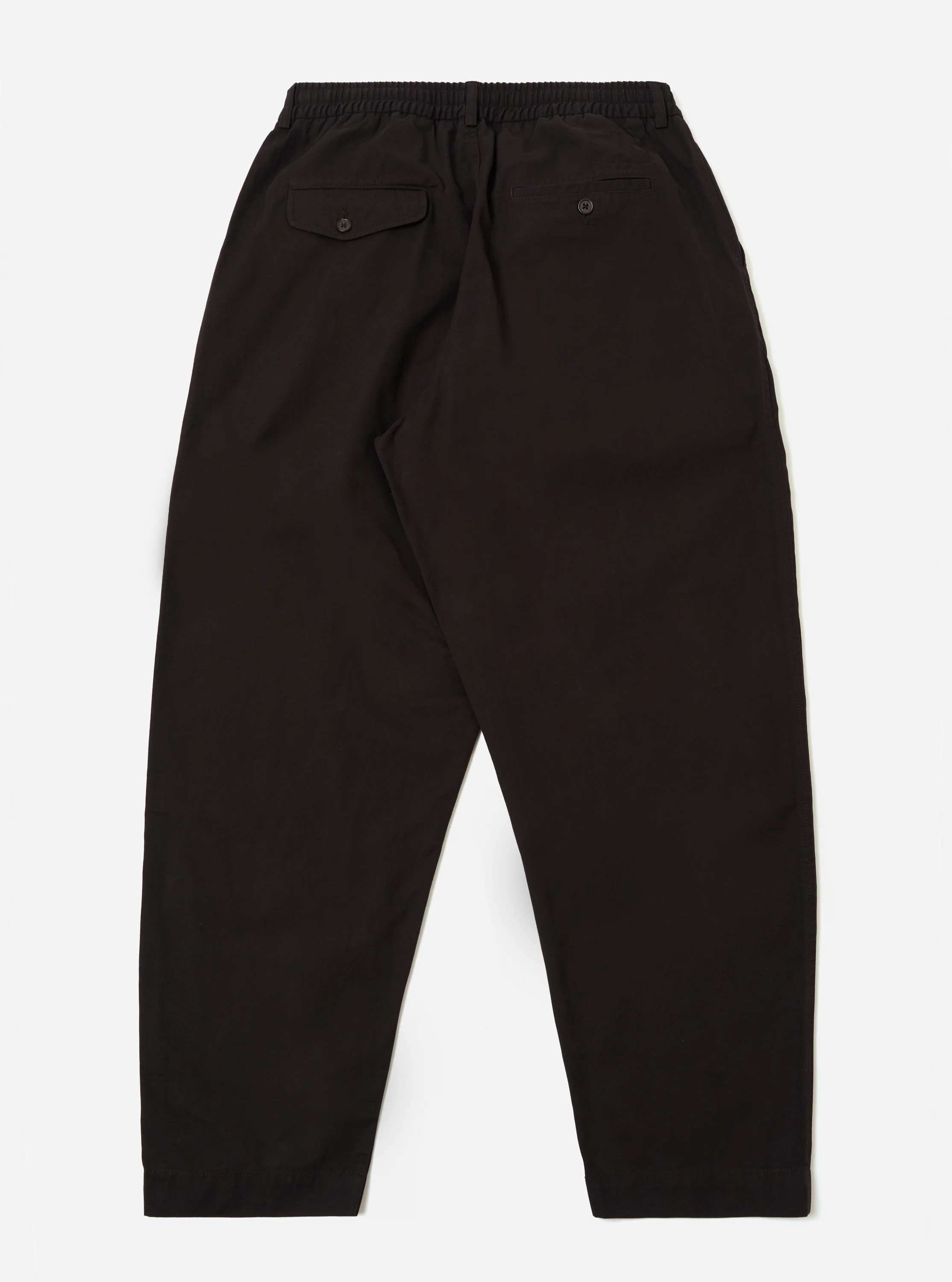 Licorice Summer Canvas Pleated Track Pant - Image 5