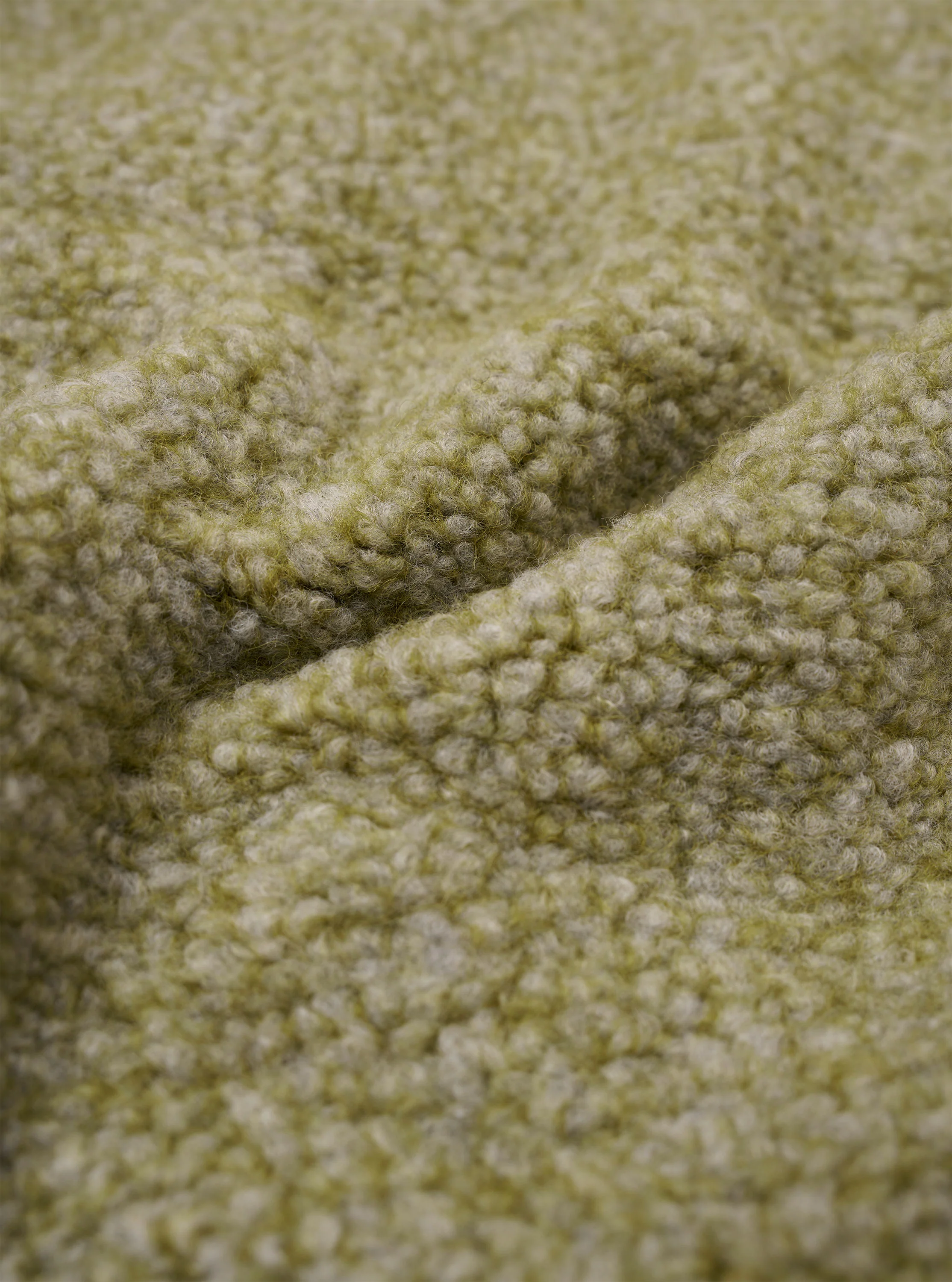 Light Olive Alvar Fleece Lancaster Jacket - Image 4