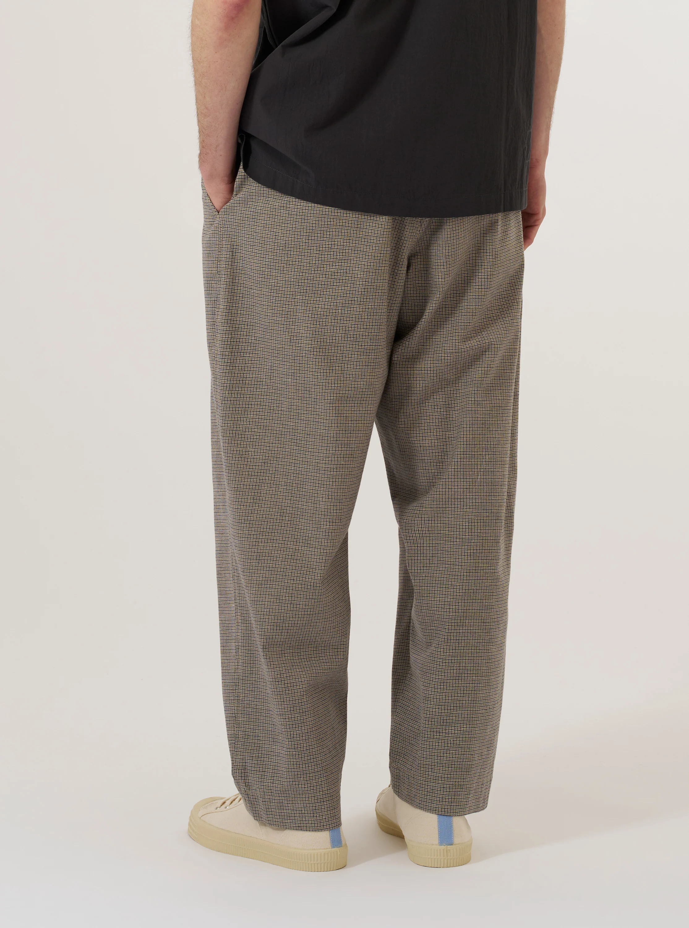 Multi Lucas Cotton Mix Oxford Pant - Image 3