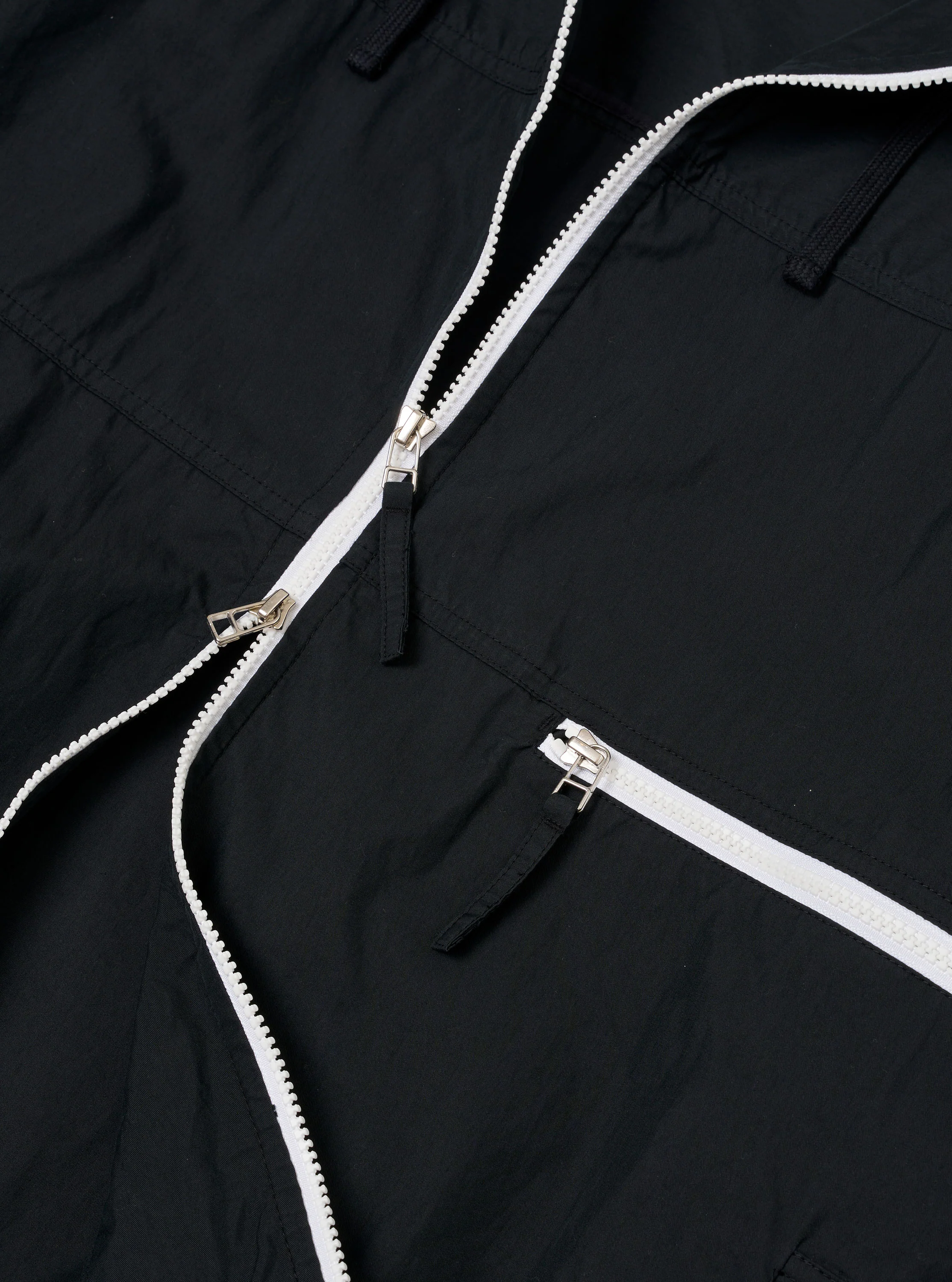 Navy Cotton Reycled Nylon Mix Daley Jacket - Image 7