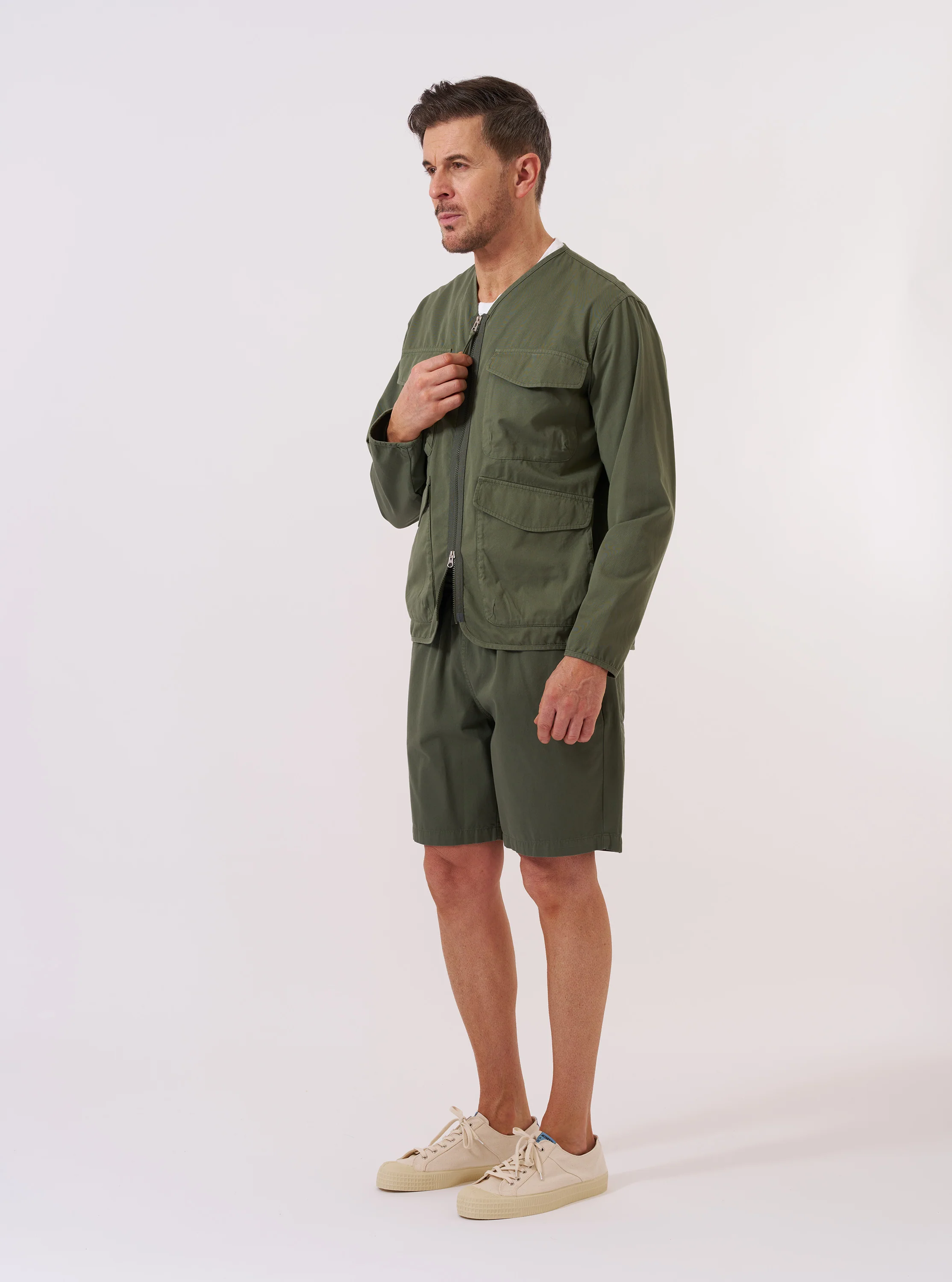 Olive Kelly Cotton Glider Jacket - Image 8