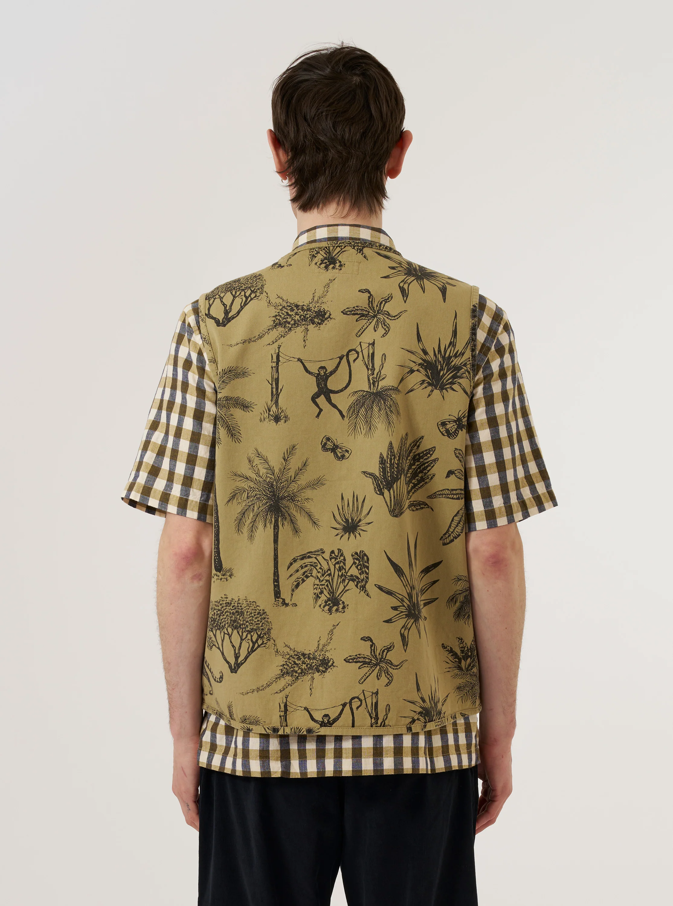 Sand Jungle Toile Twill 4 Pocket Gilet - Image 3