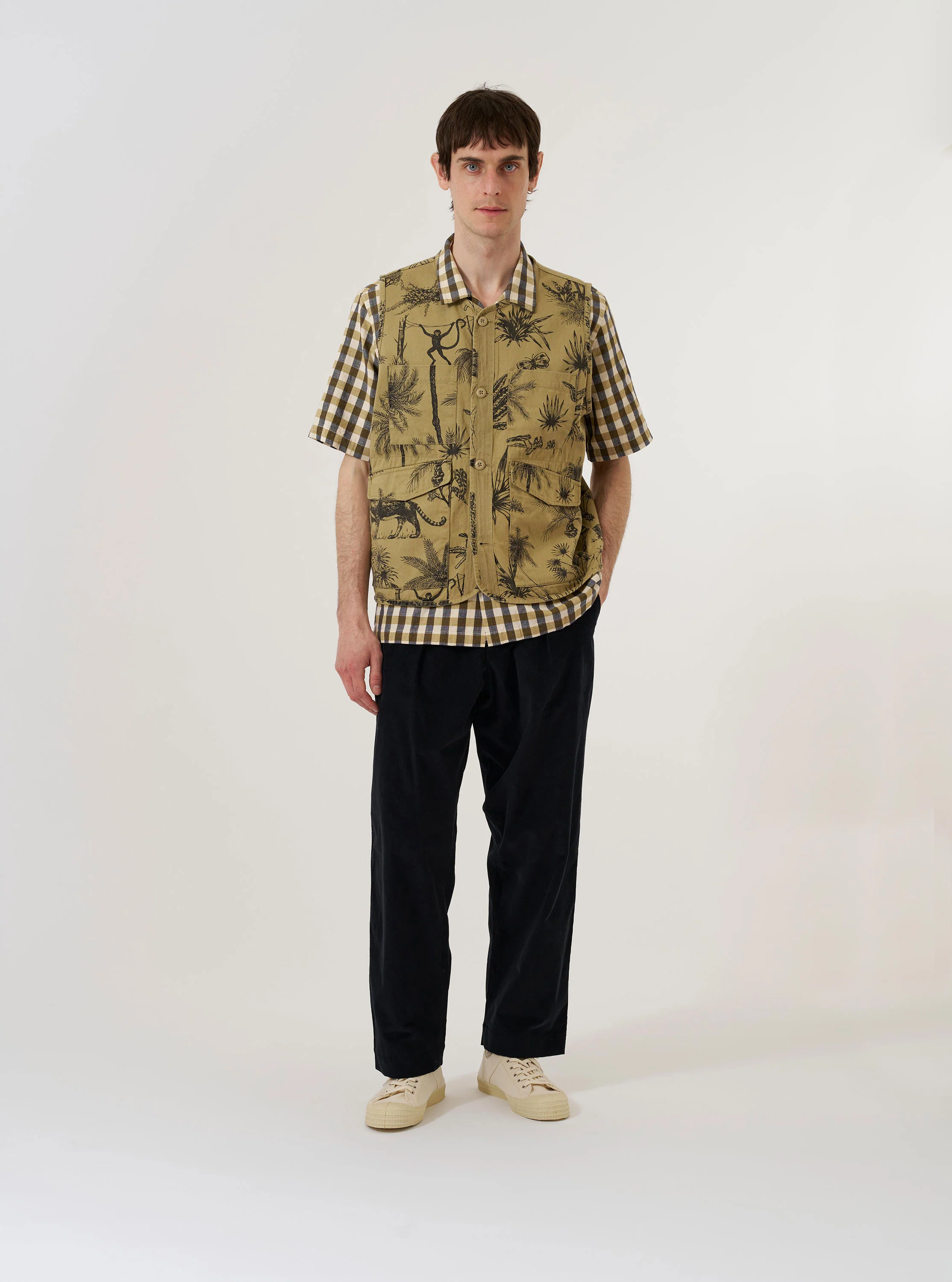 Sand Jungle Toile Twill 4 Pocket Gilet - Image 7