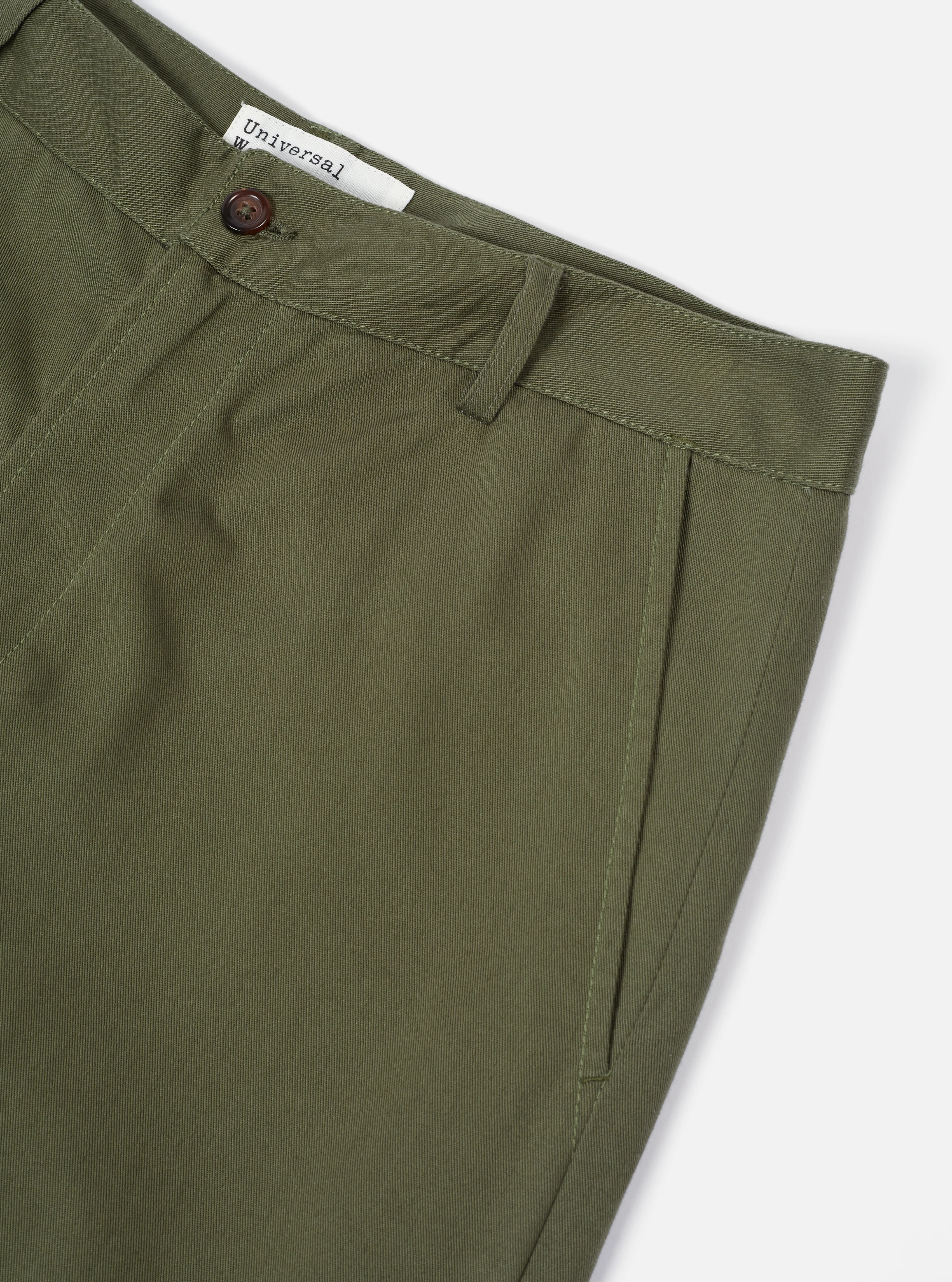 Light Olive Twill Aston Pant - Image 5