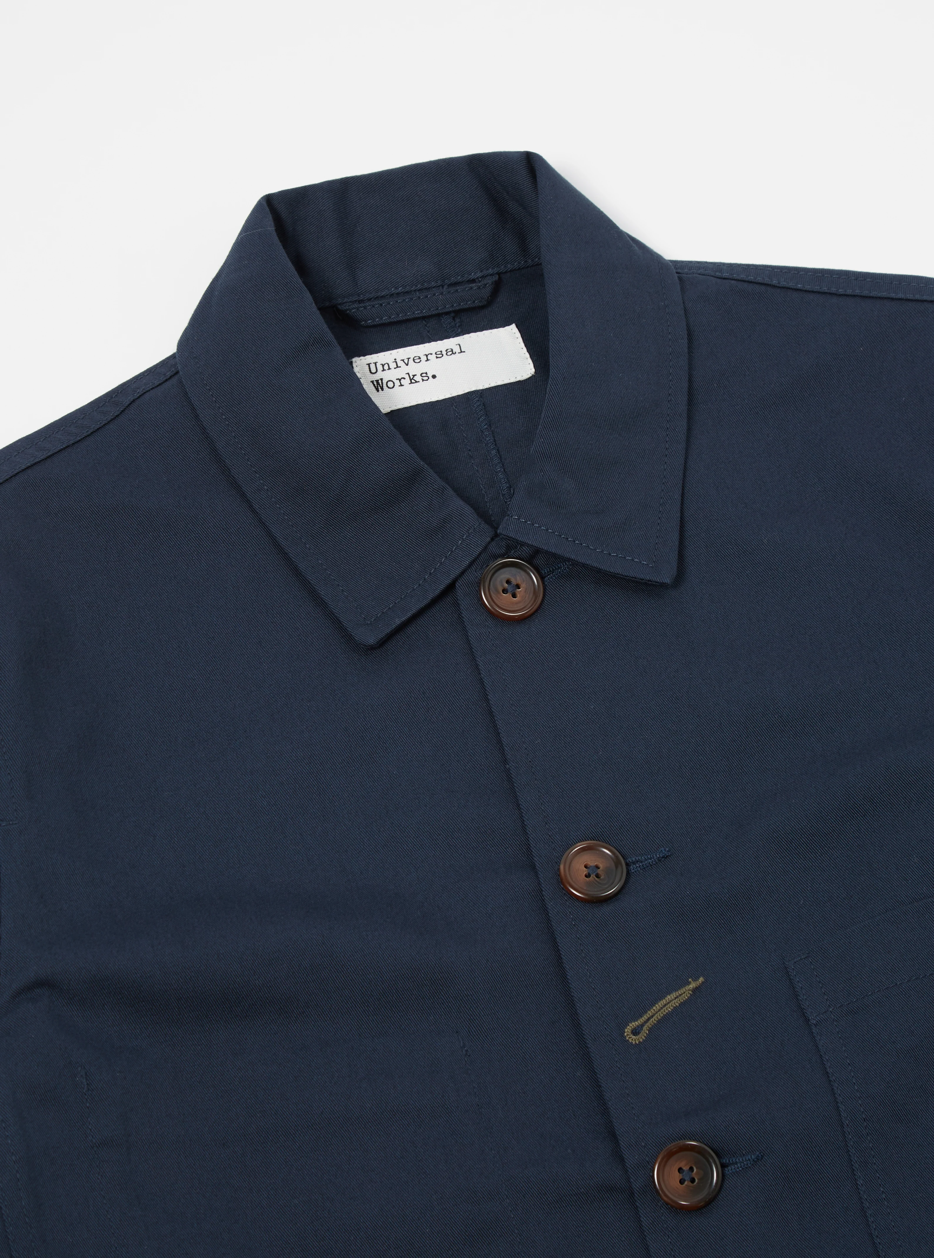 Navy Twill Bakers Jacket - Image 5