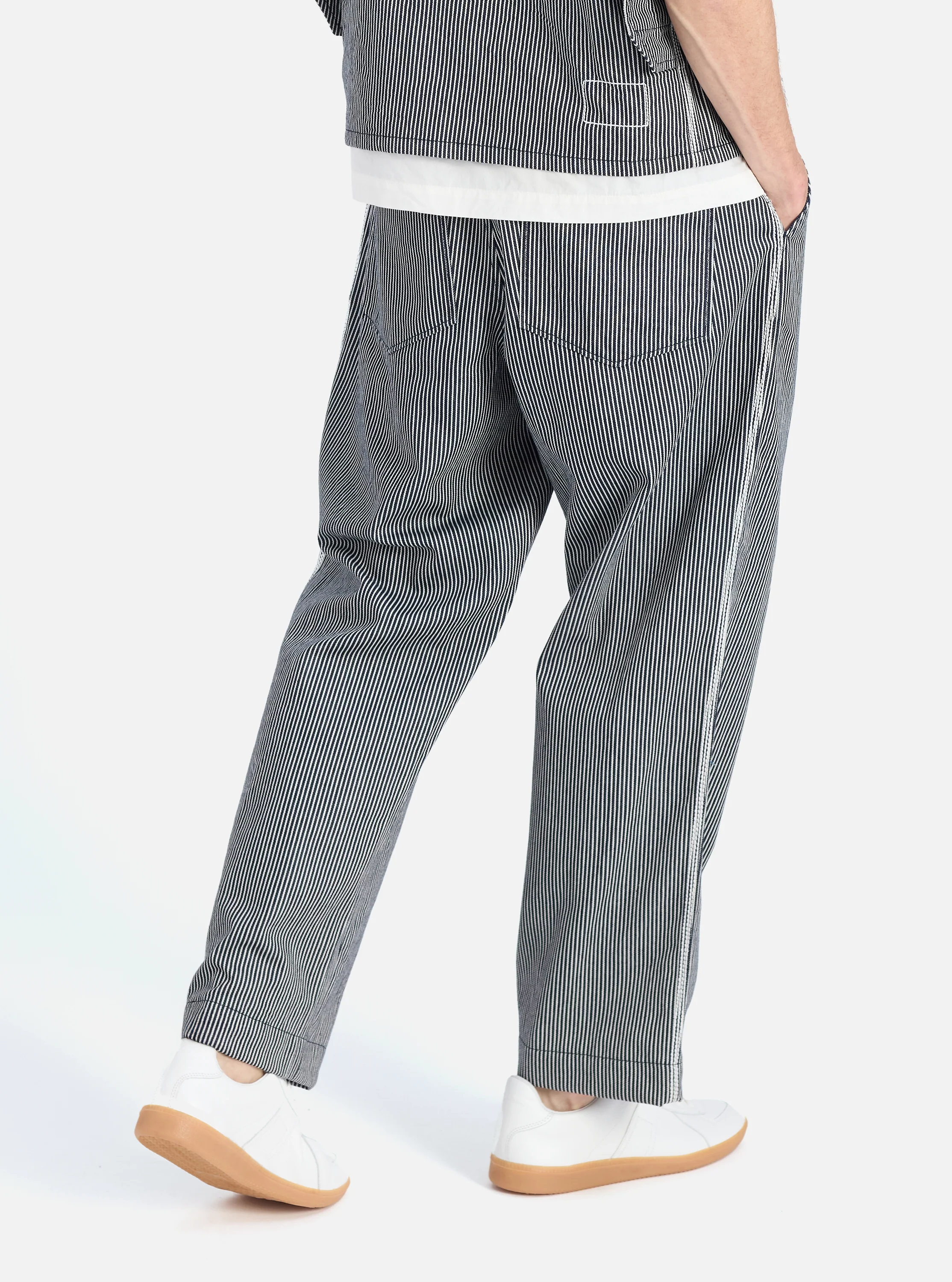 Indigo Hickory Stripe Denim Duke Pant - Image 3