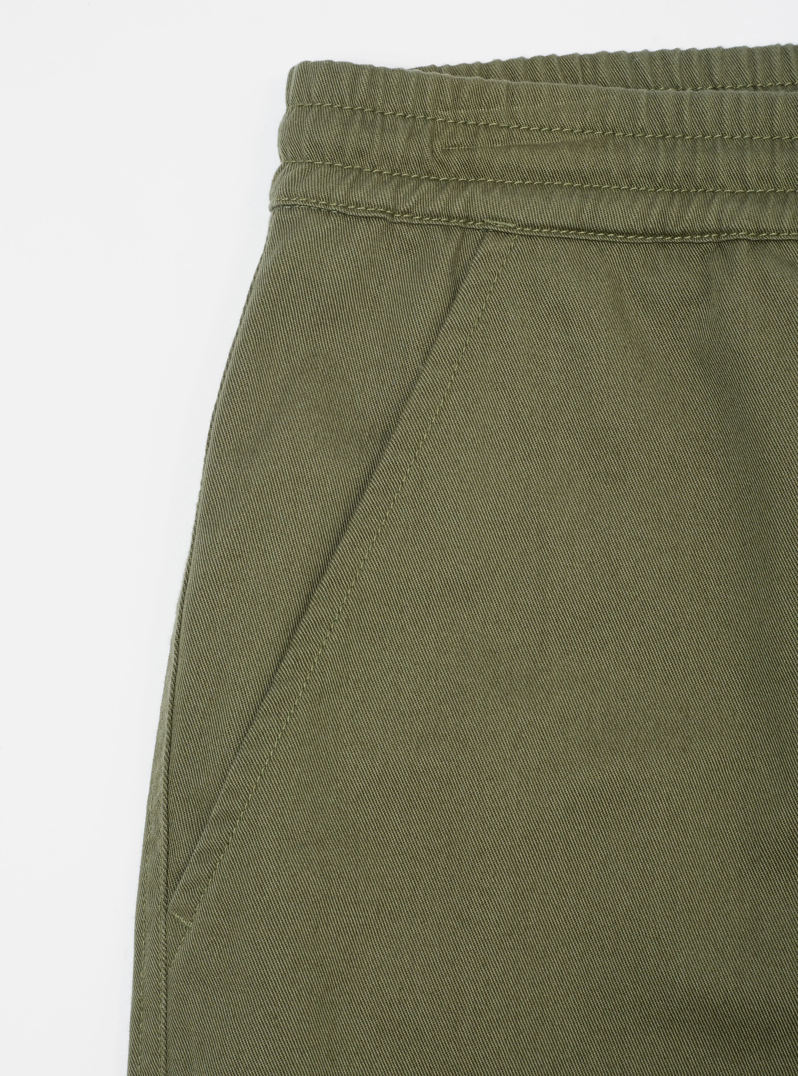 Light Olive Twill Hi Water Trouser - Image 6
