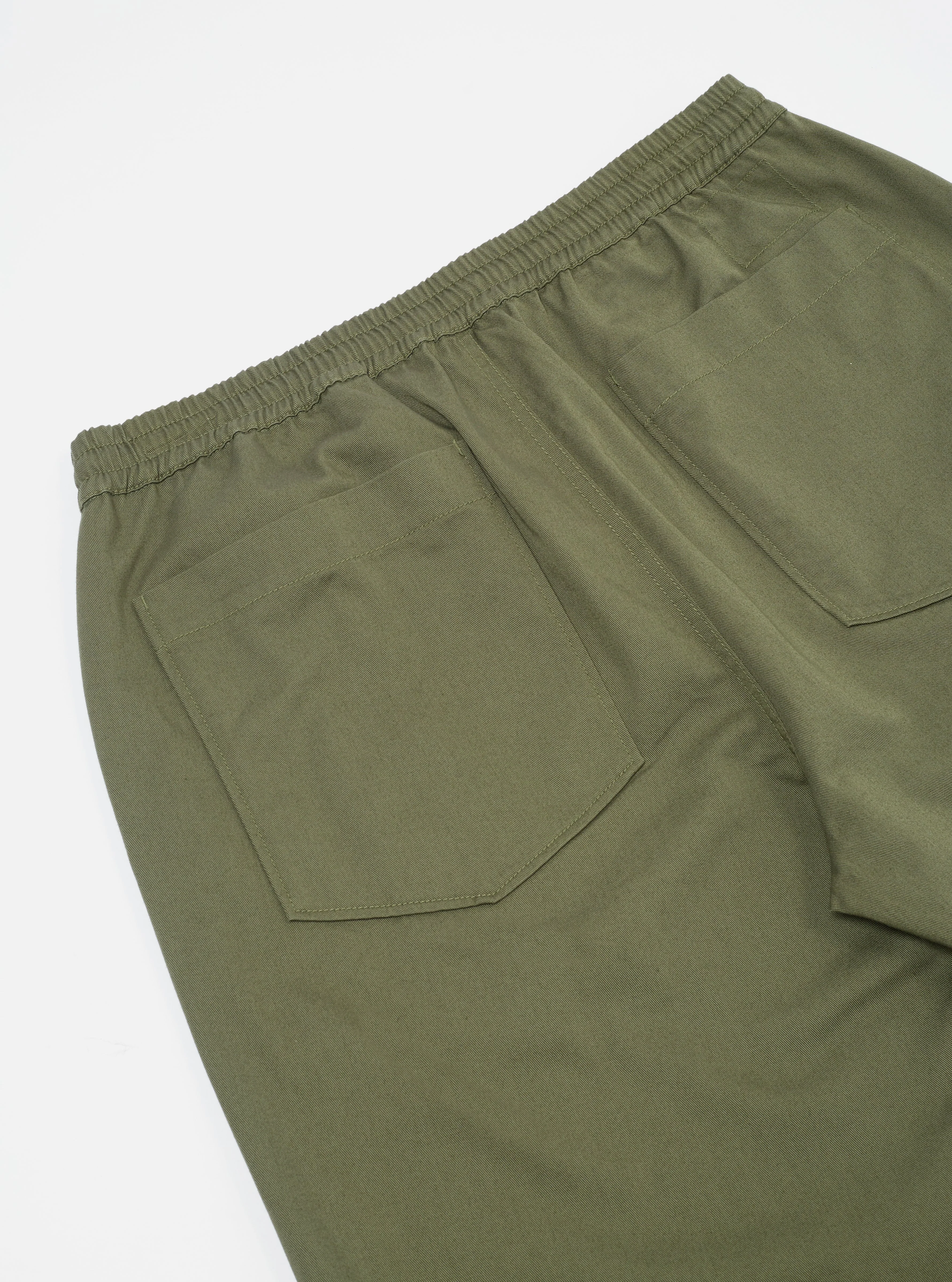 Light Olive Twill Hi Water Trouser - Image 7