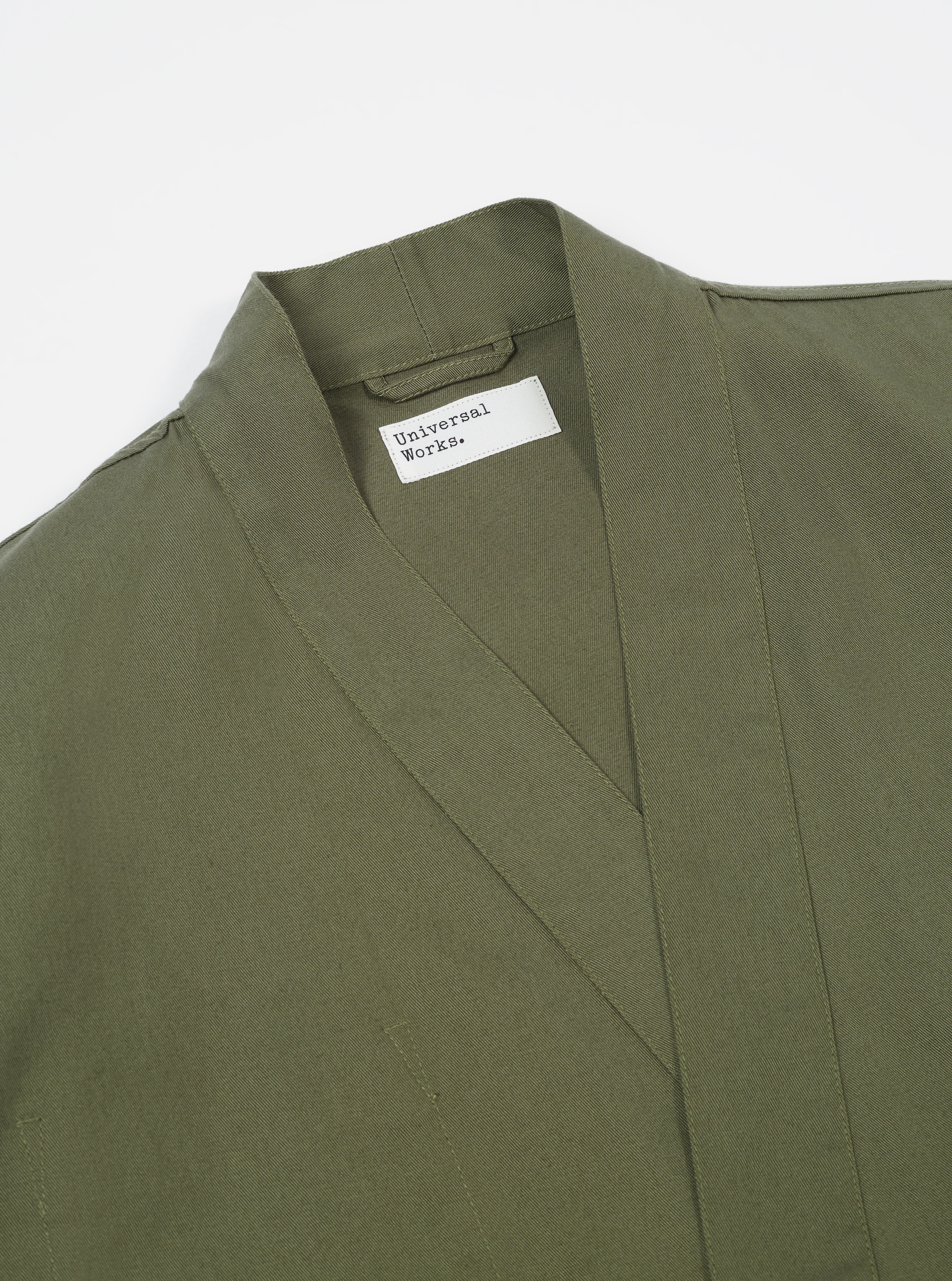 Light Olive Twill Kyoto Work Jacket - Image 4