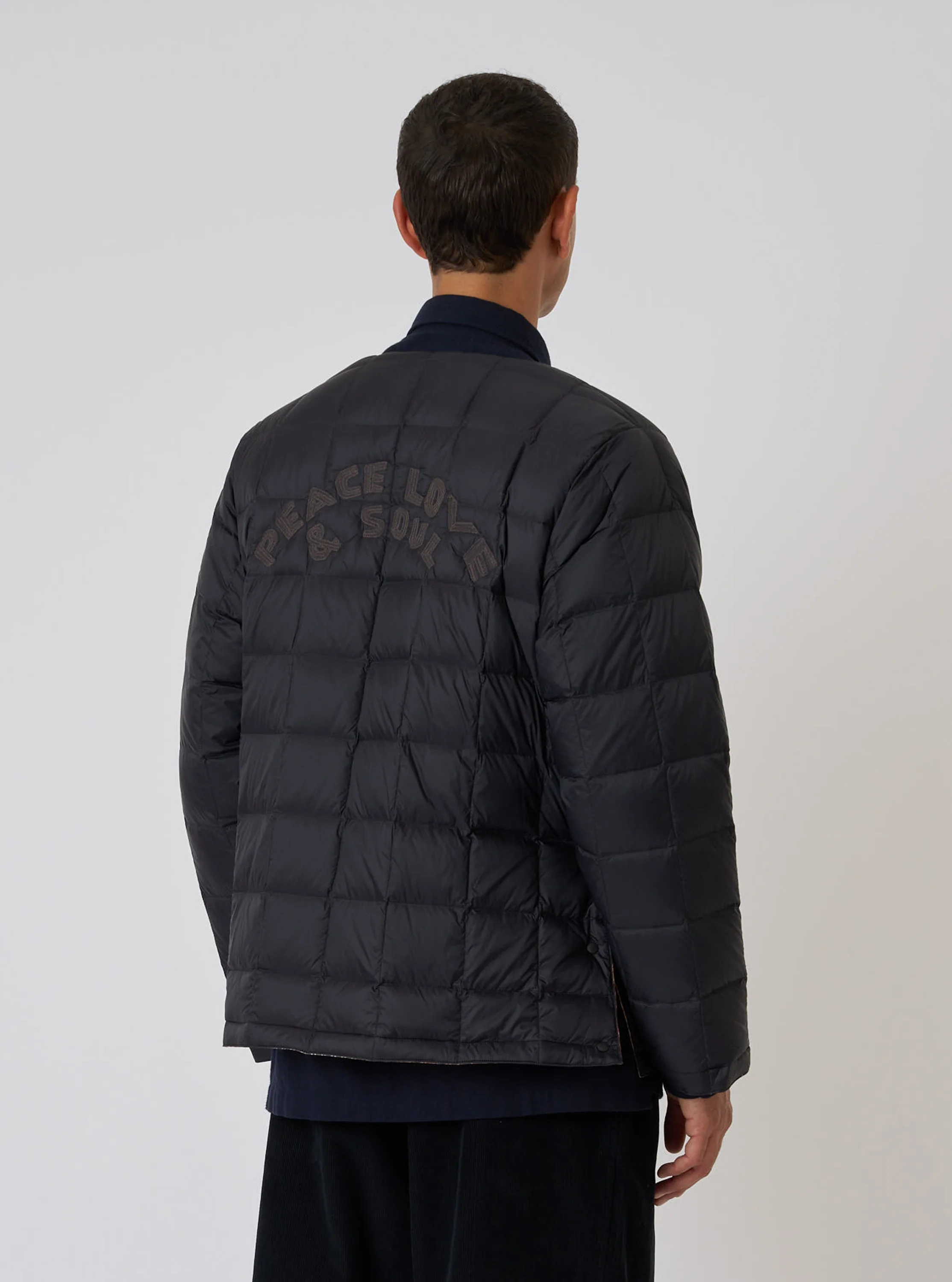 TAION x Universal Works Reversible Black Military Line Liner Jacket - Image 3