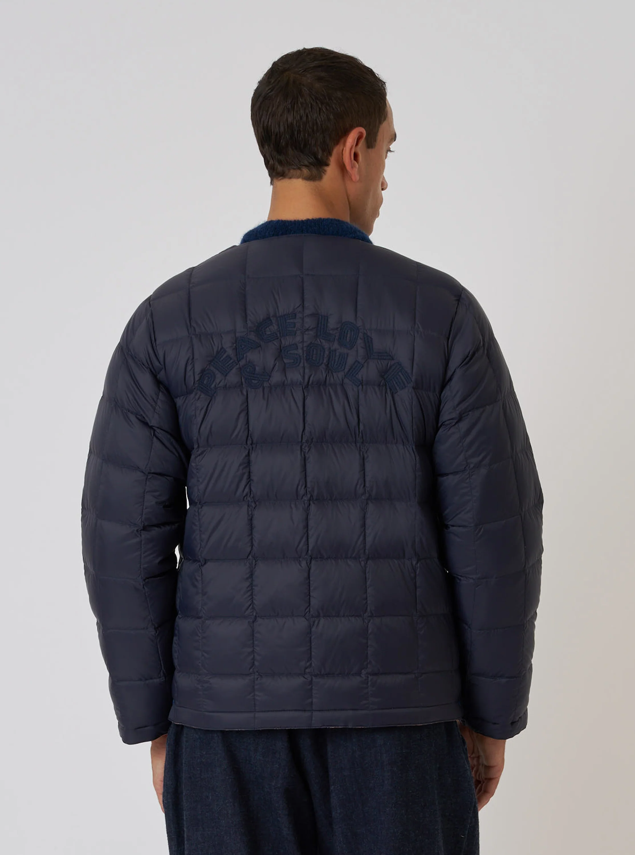 TAION x Universal Works Reversible Dark Navy Military Line Liner Jacket - Image 3