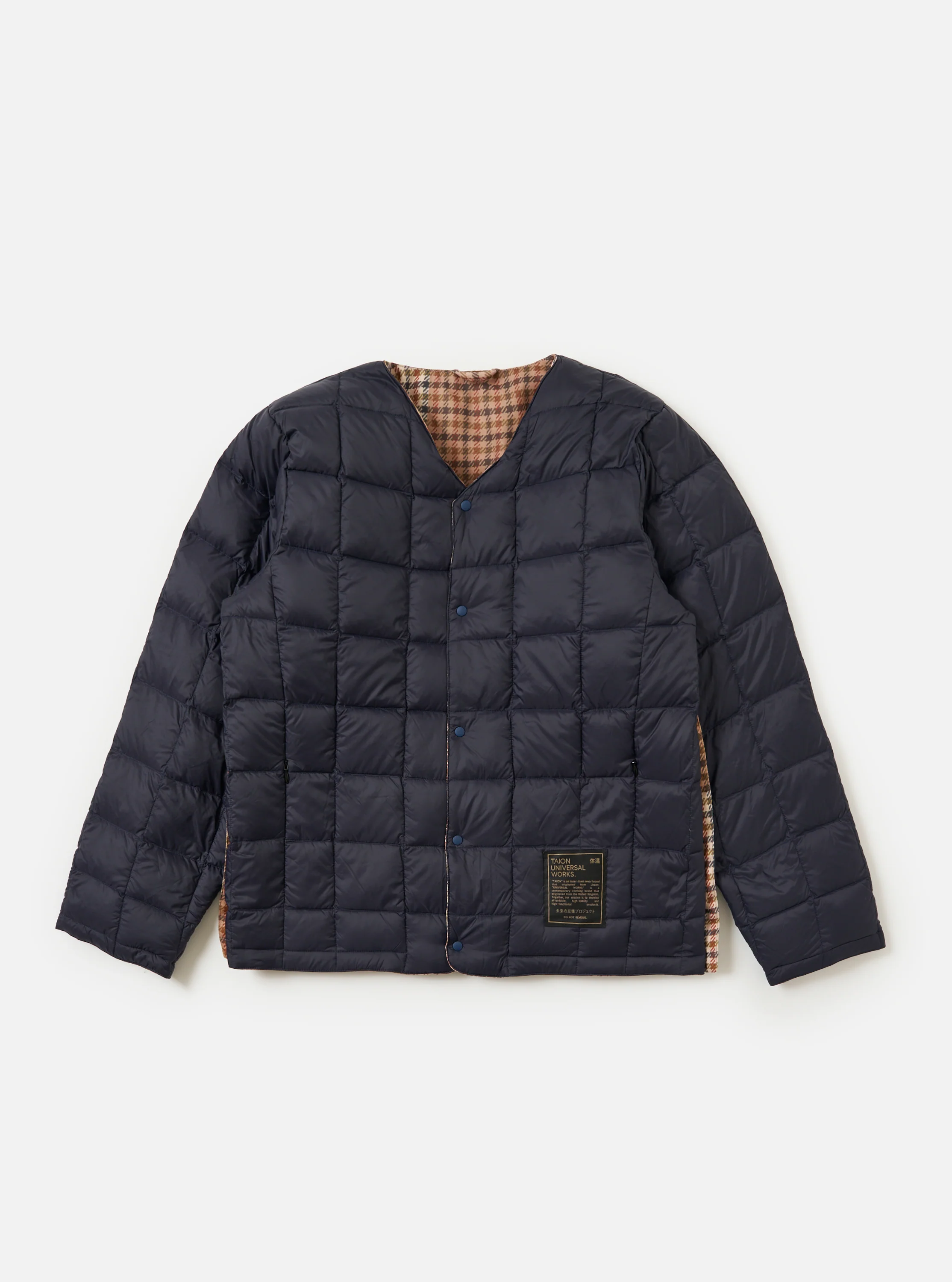 TAION x Universal Works Reversible Dark Navy Military Line Liner Jacket - Image 7