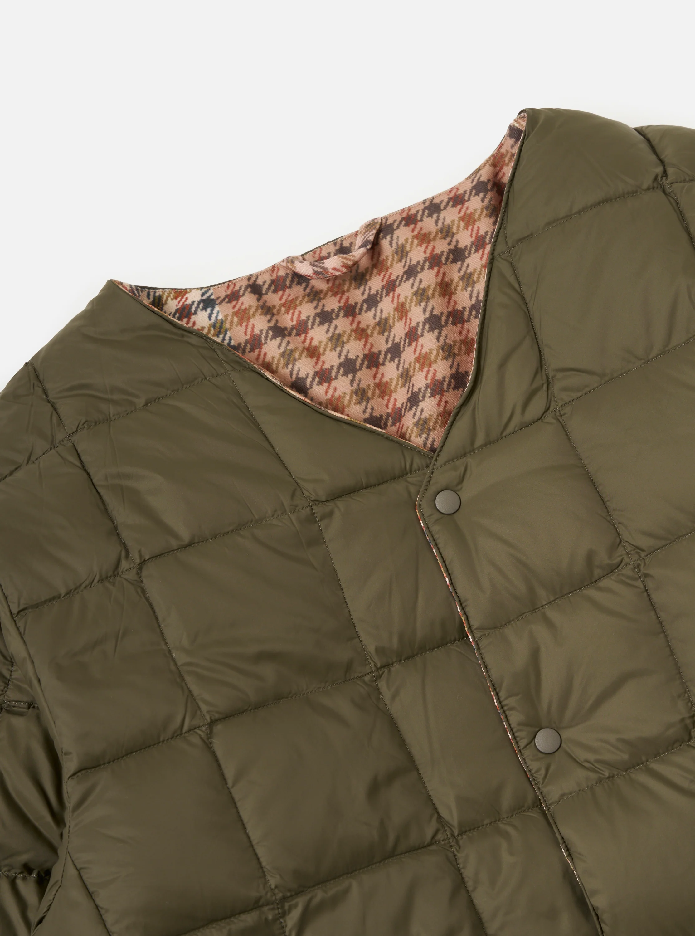 TAION x Universal Works Reversible Dark Olive Military Line Liner Jacket - Image 11