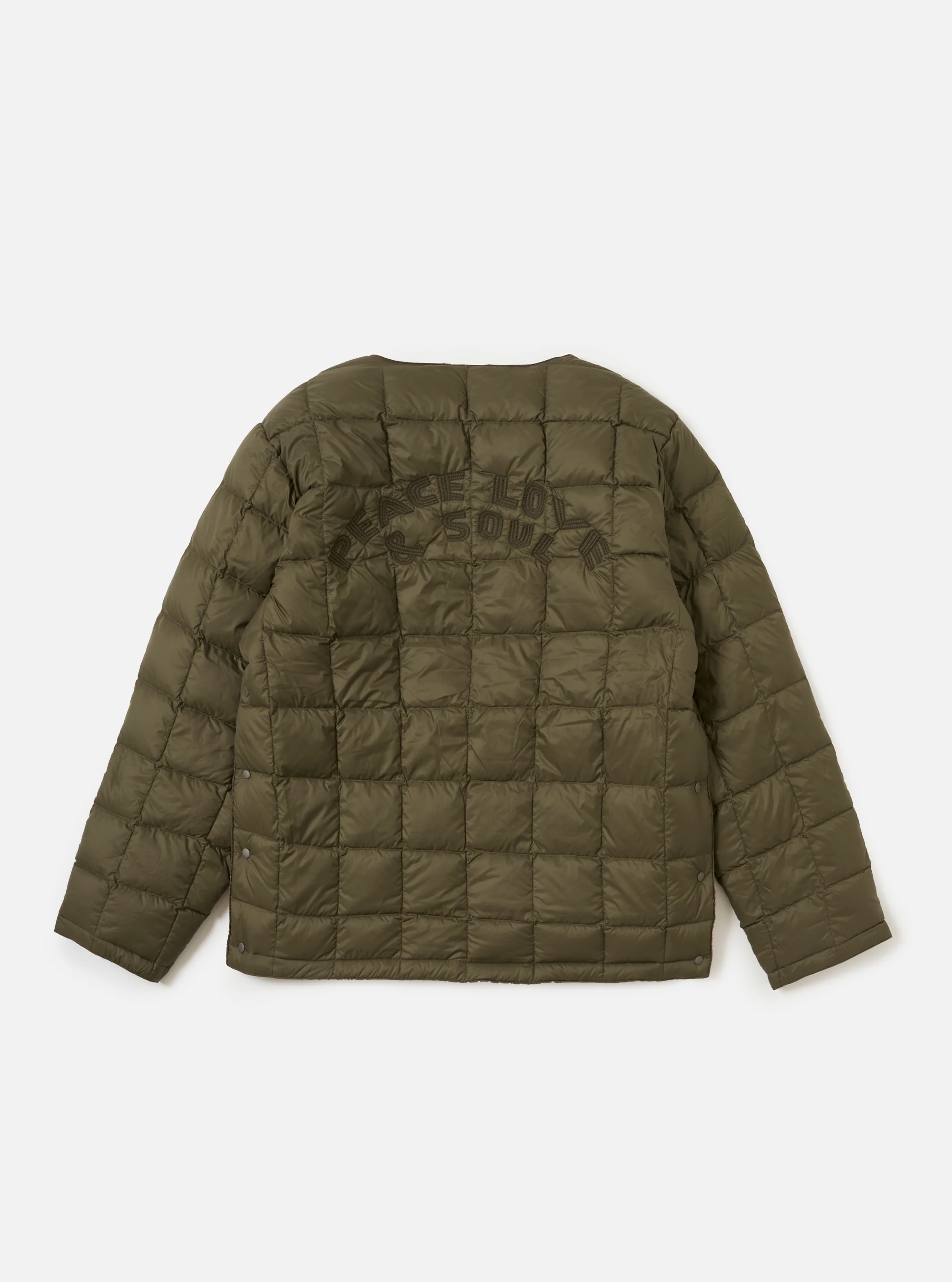 TAION x Universal Works Reversible Dark Olive Military Line Liner Jacket - Image 8