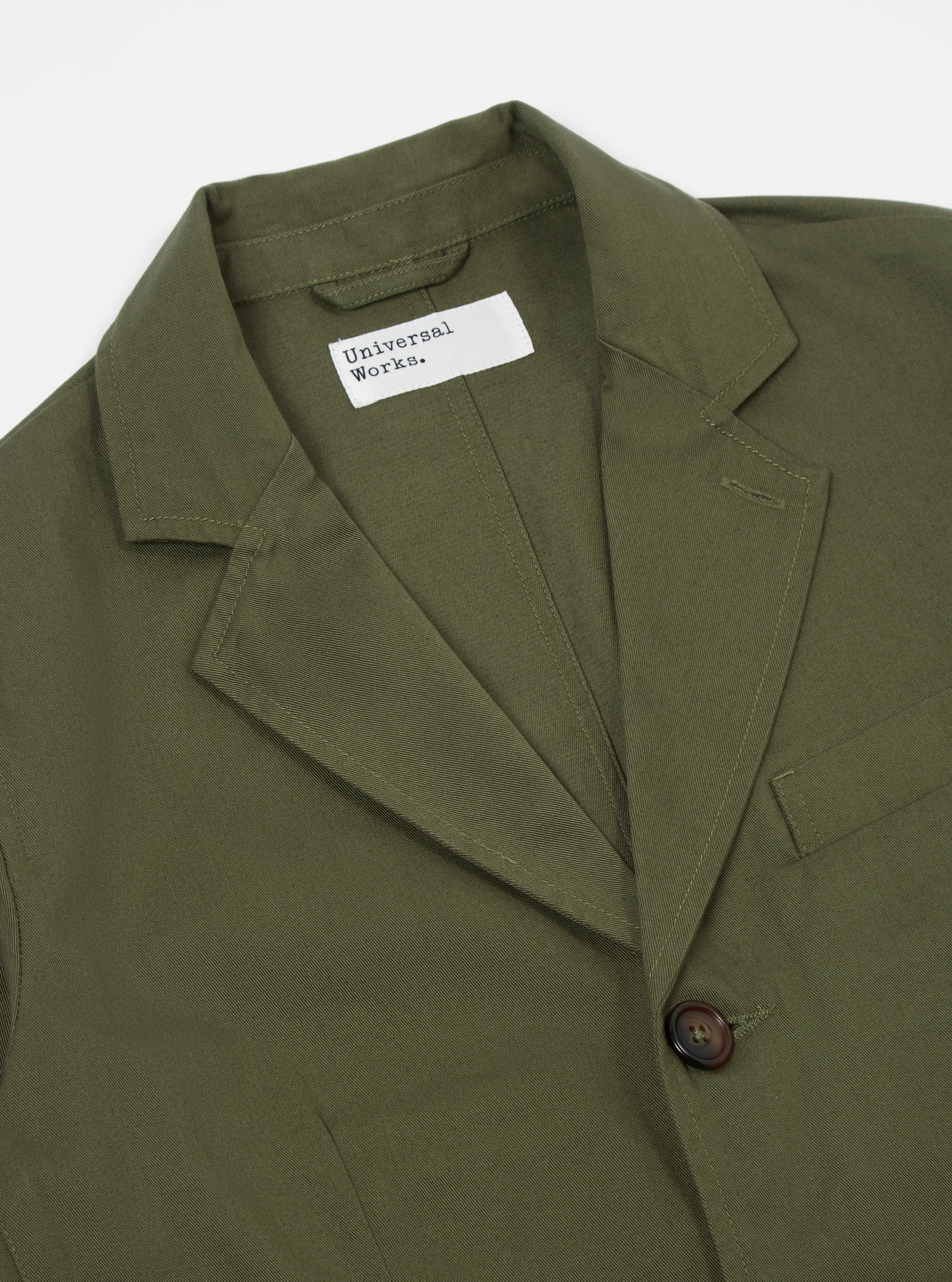Light Olive Twill London Jacket - Image 4