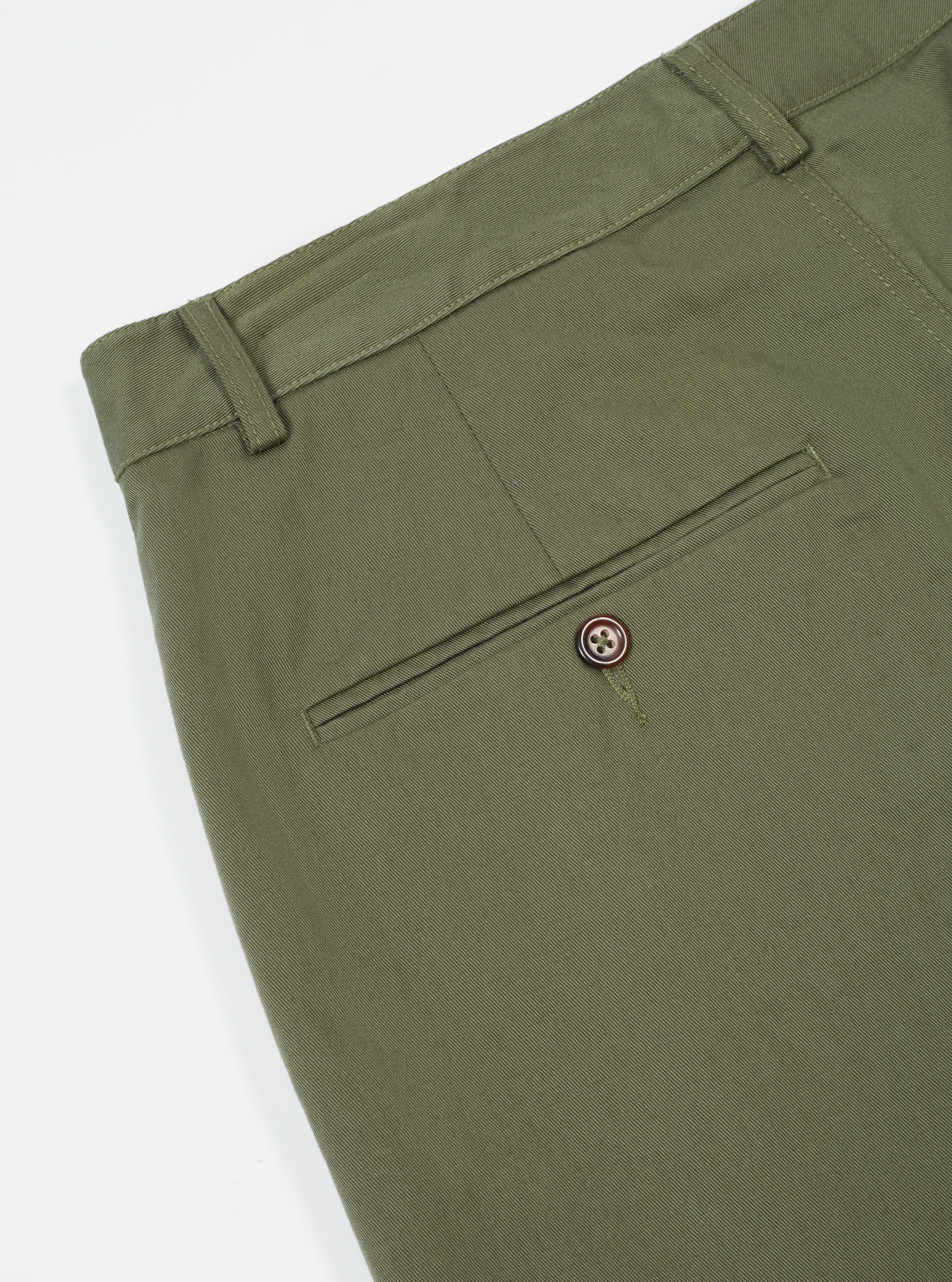 Light Olive Twill Military Chino - Image 8