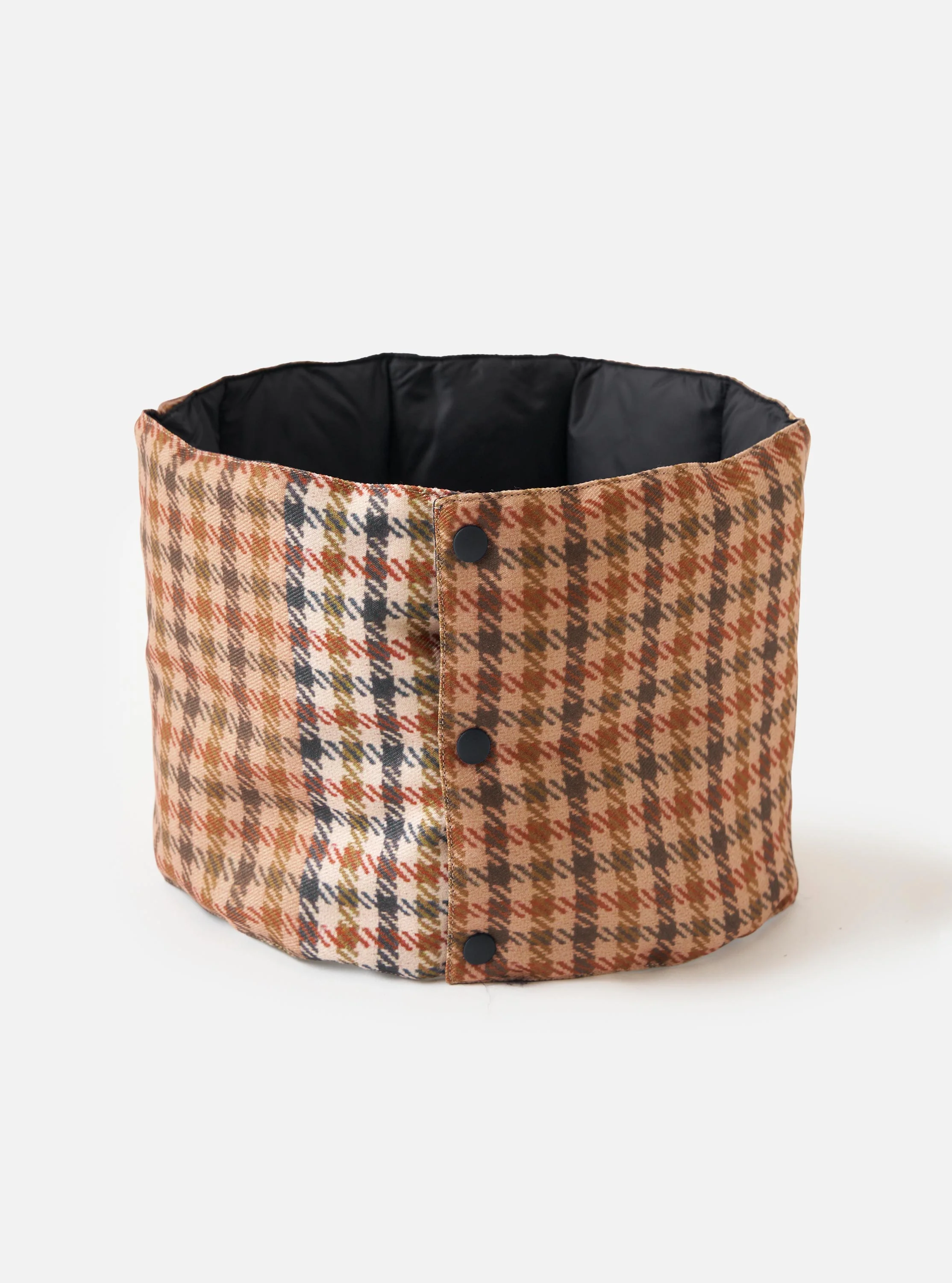 TAION x Universal Works Reversible Black Military Line Neck Warmer - Image 3