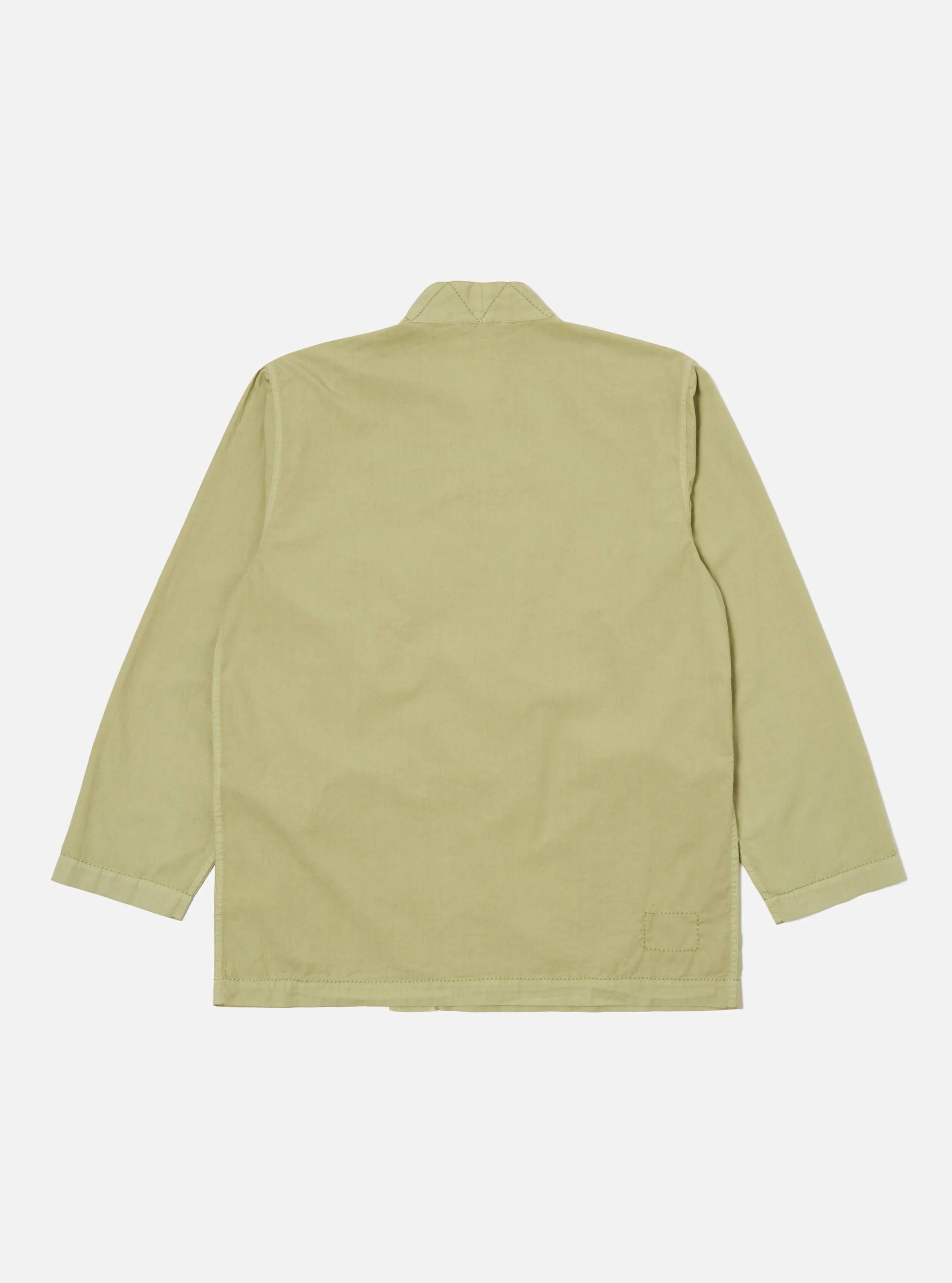 Pale Green Broadcloth Osaka Work Jacket - Image 4