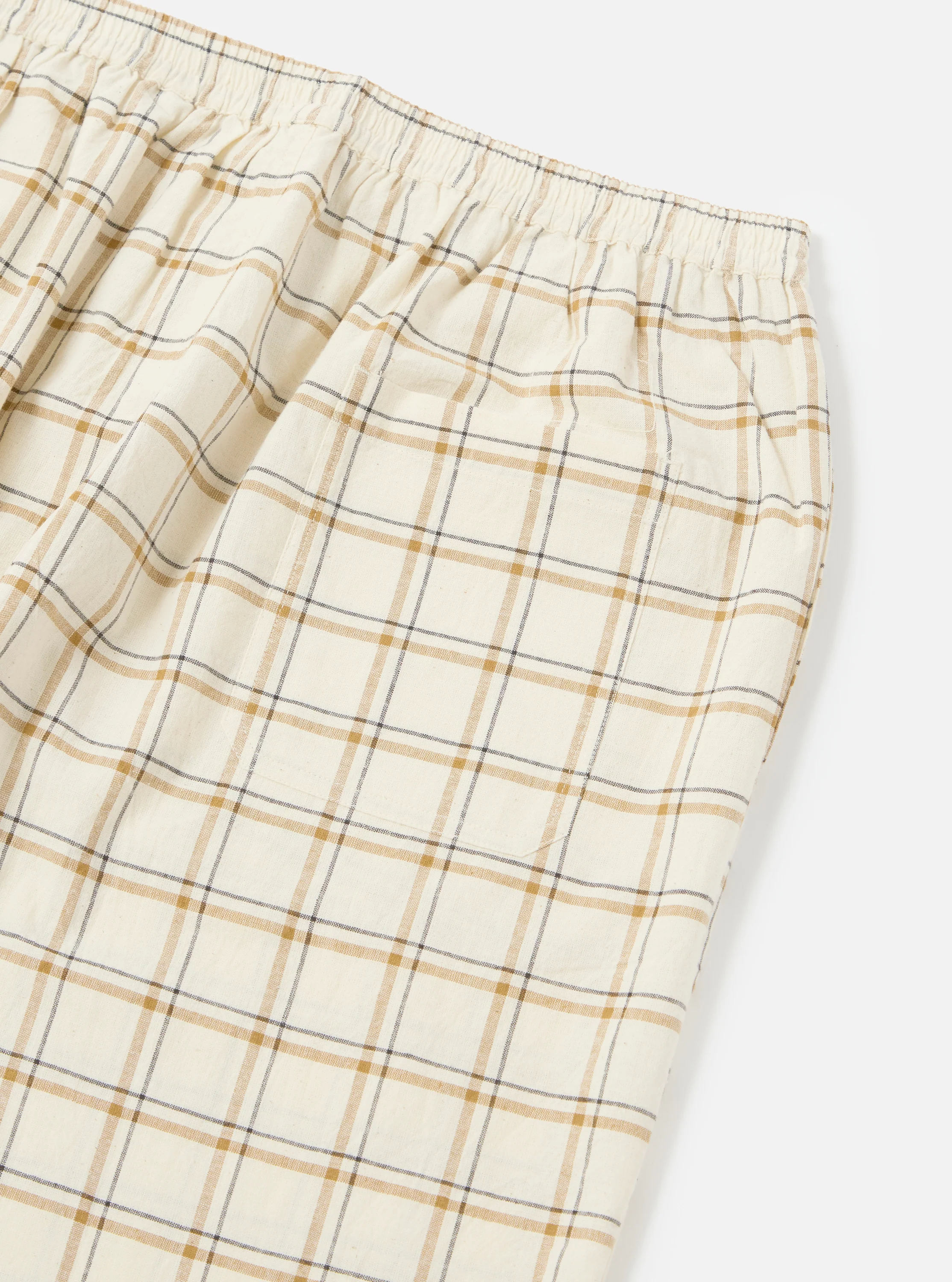 Ecru PJ Plaid Pyjama Pant - Image 5