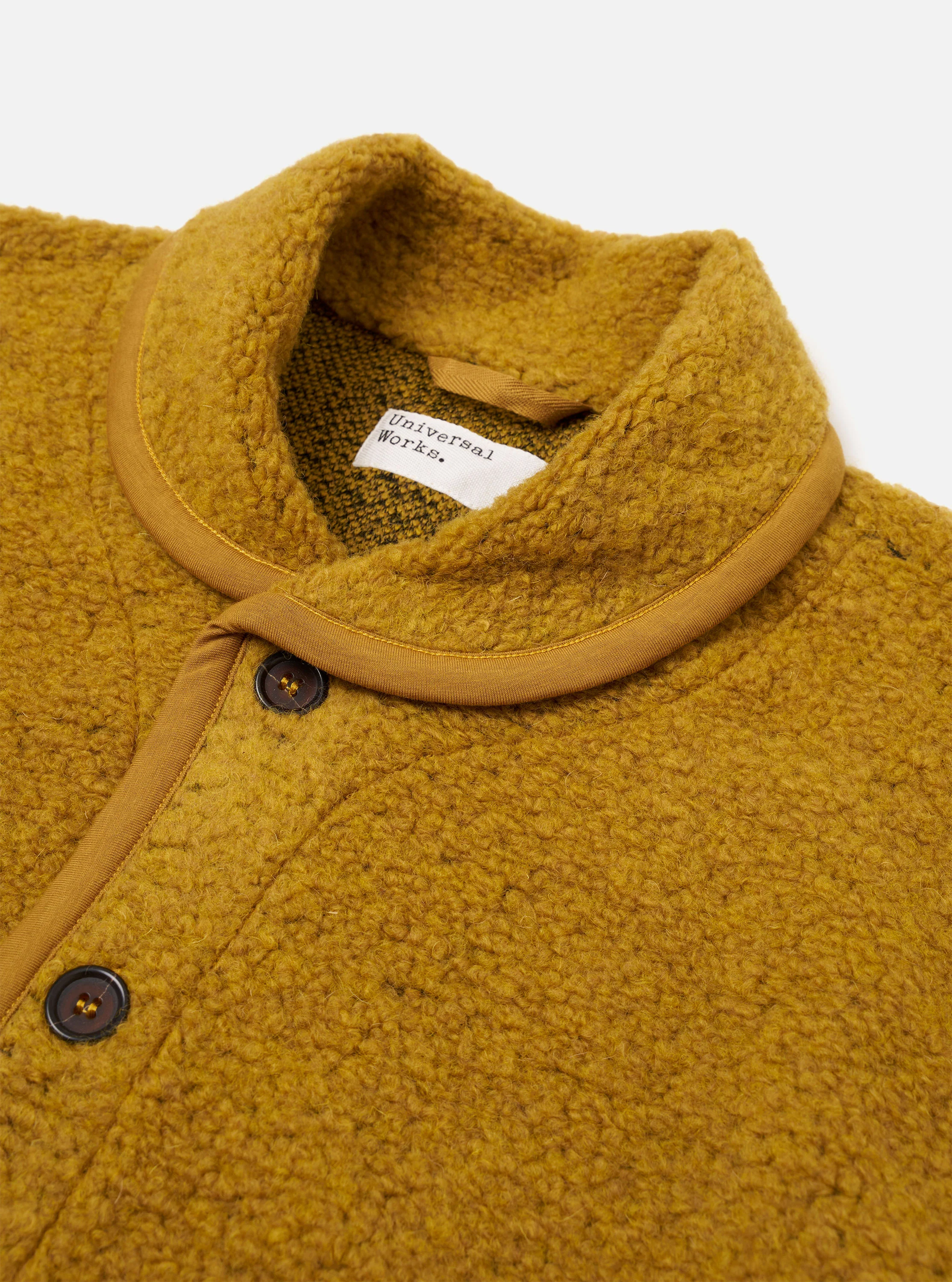Yellow Alvar Fleece Lancaster Jacket - Image 6